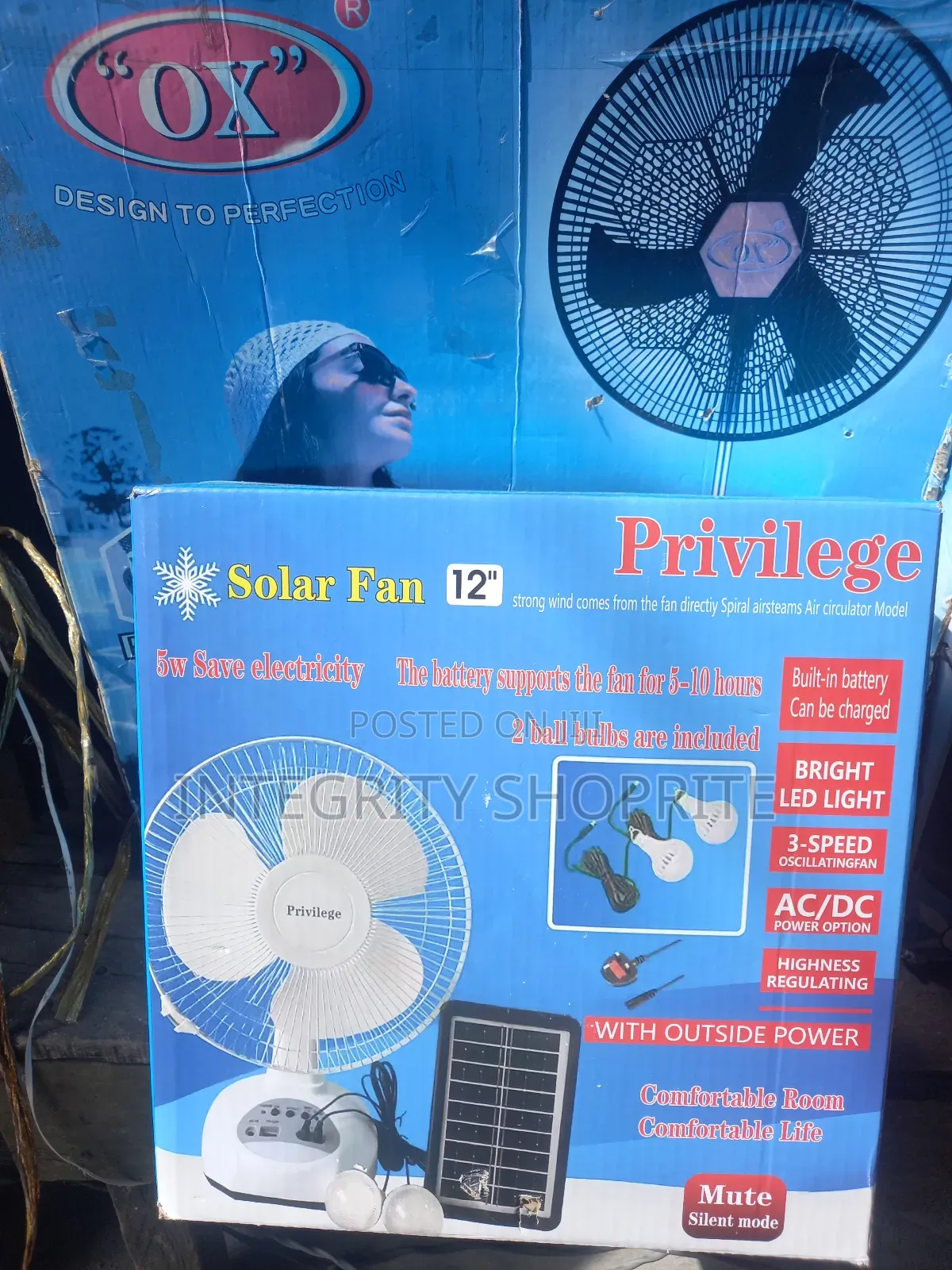 Solar Fan
12"
Privilege