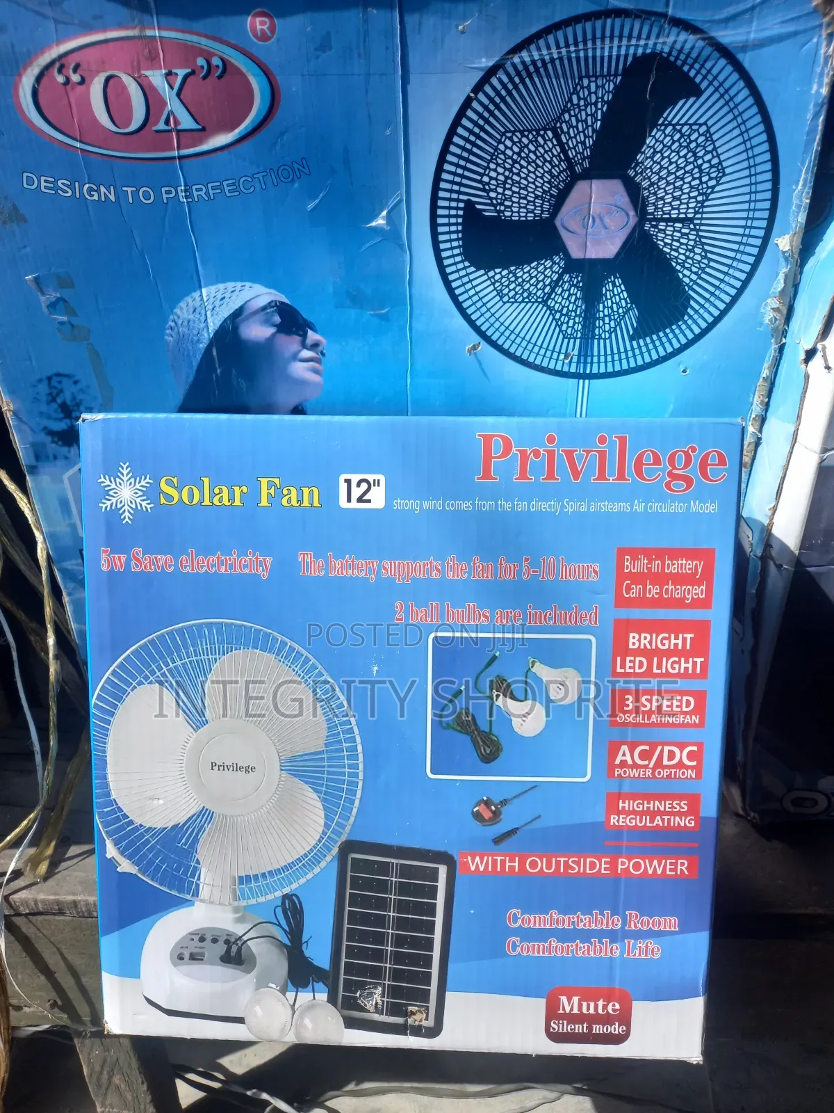 Solar Fan
12"
Privilege