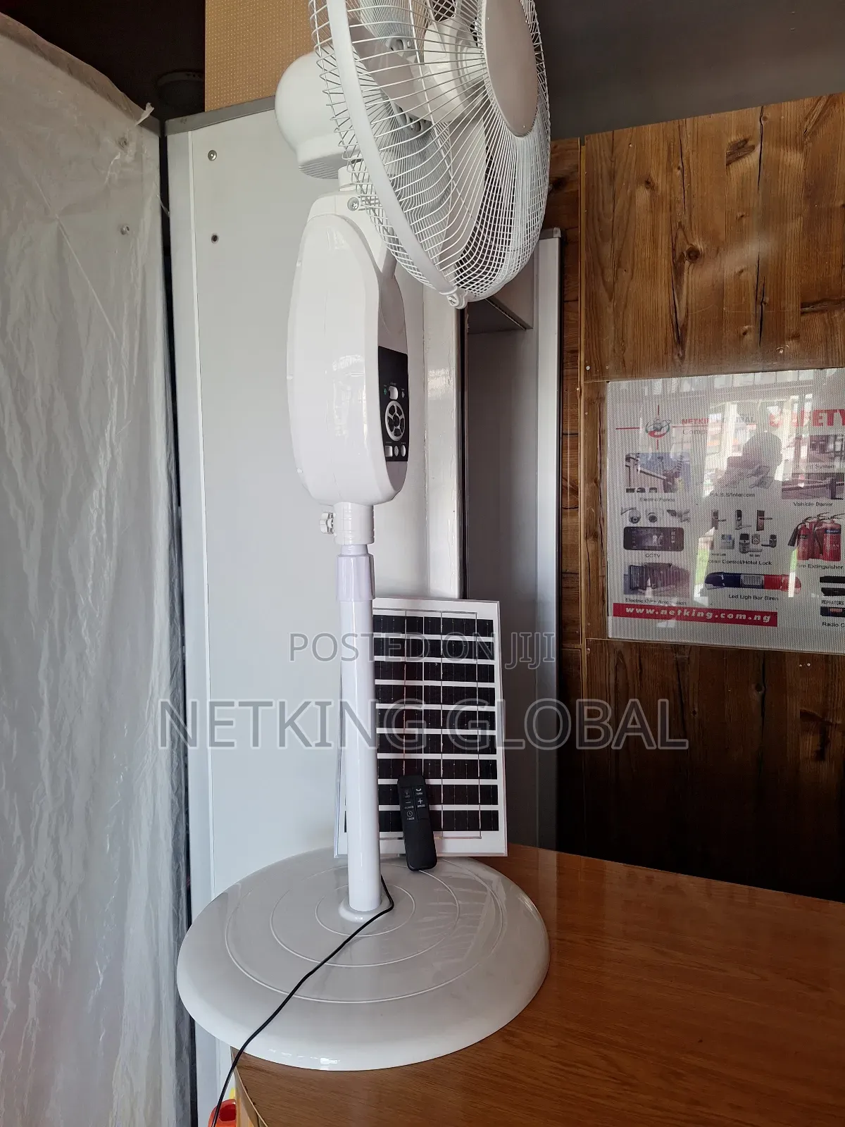 Solar Rechargeable Fan