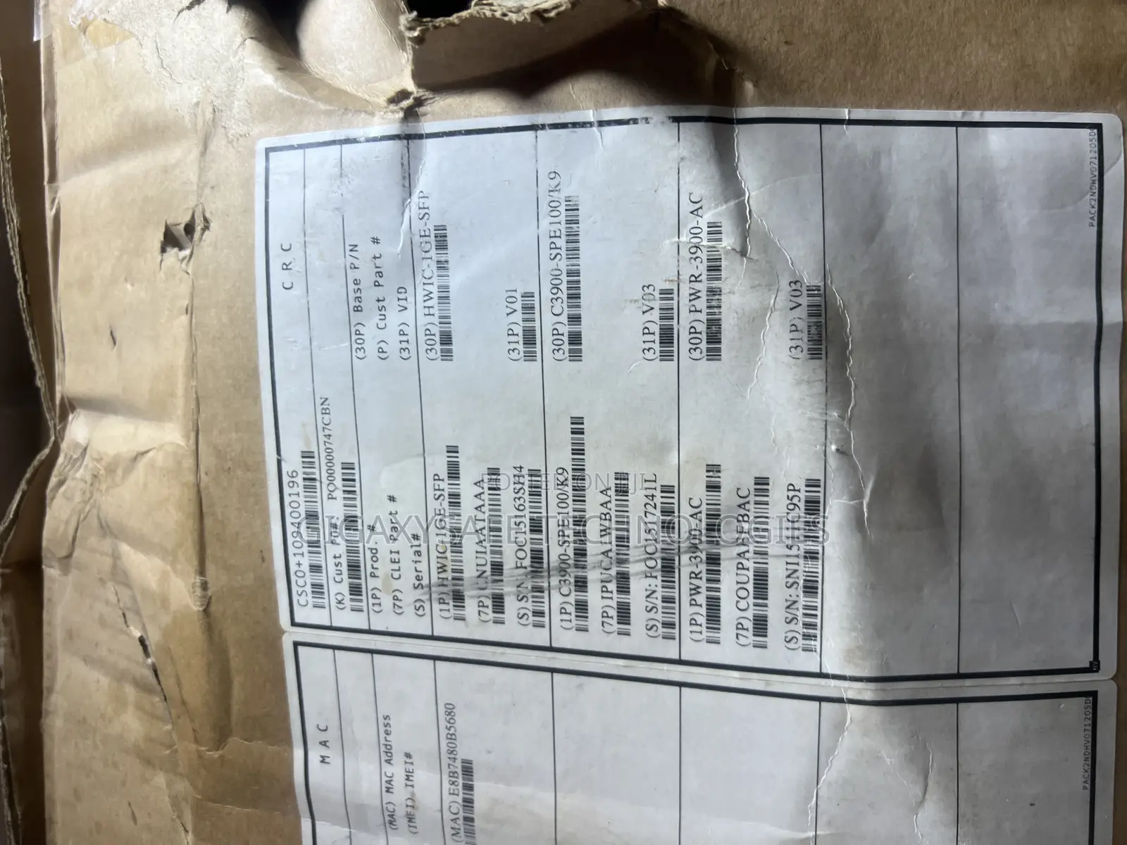 Cisco 3925 Router C3900-Spe100k9