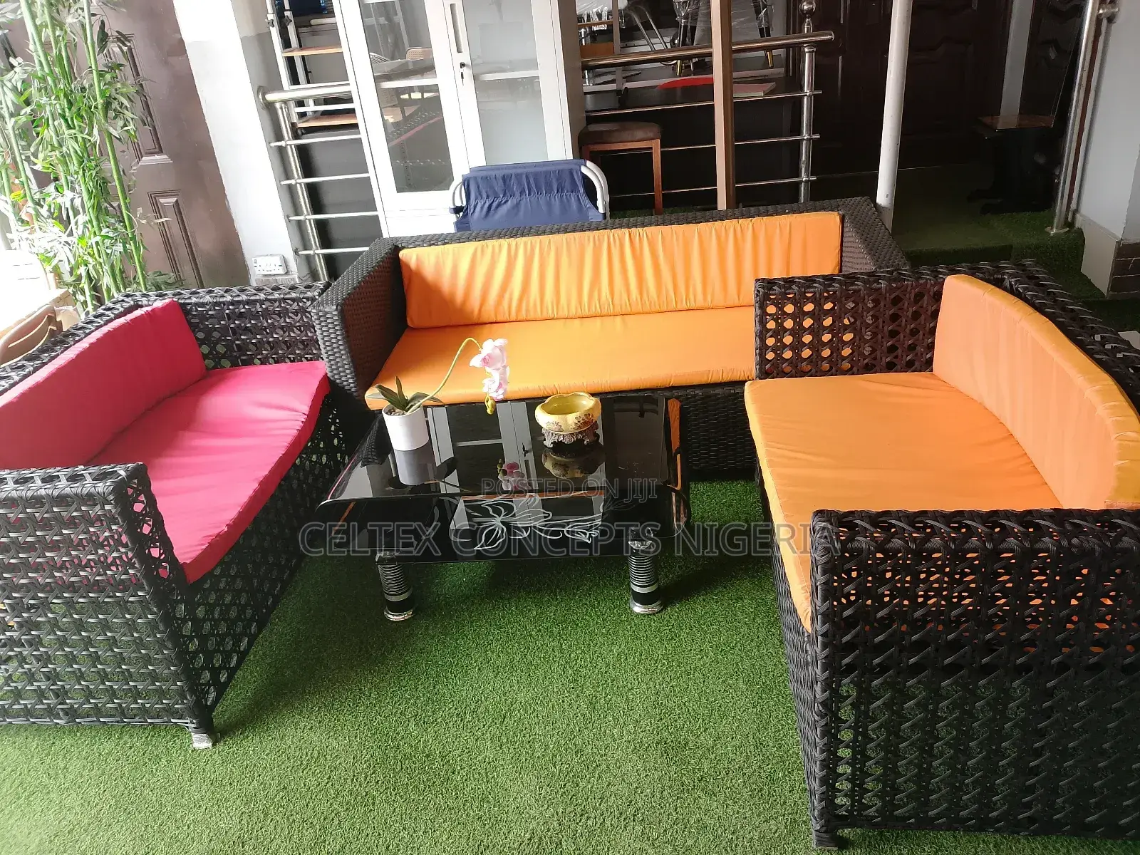 7 Seater Rattan Sofa