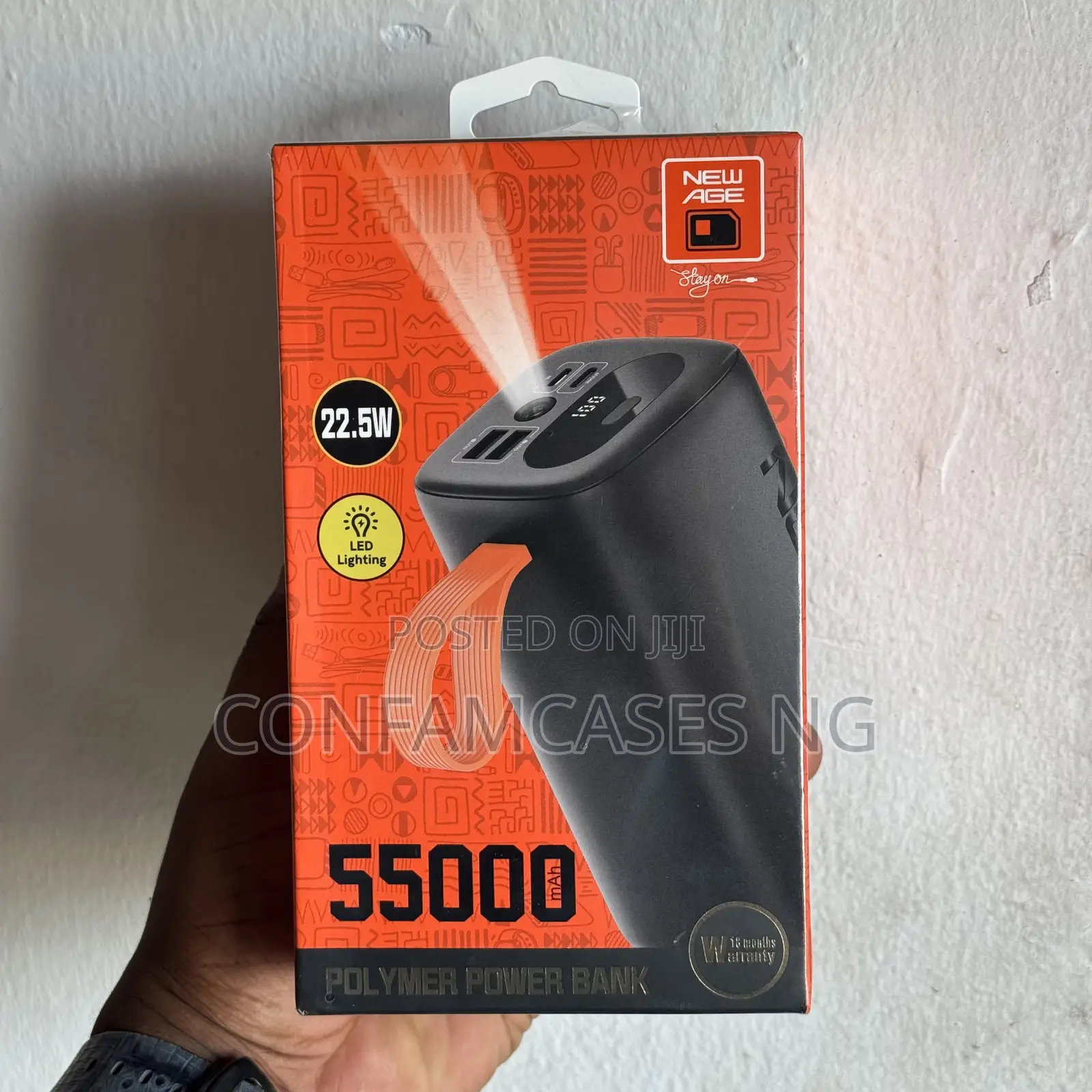 New Age 55000mah Power Bank With Torch Light