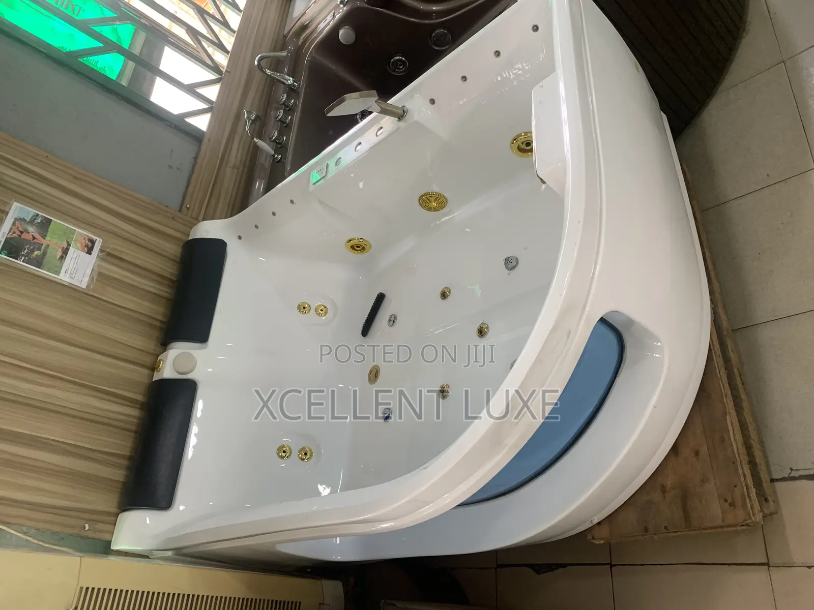 Double Jacuzzi Massage Bathtub With 1hp Pump