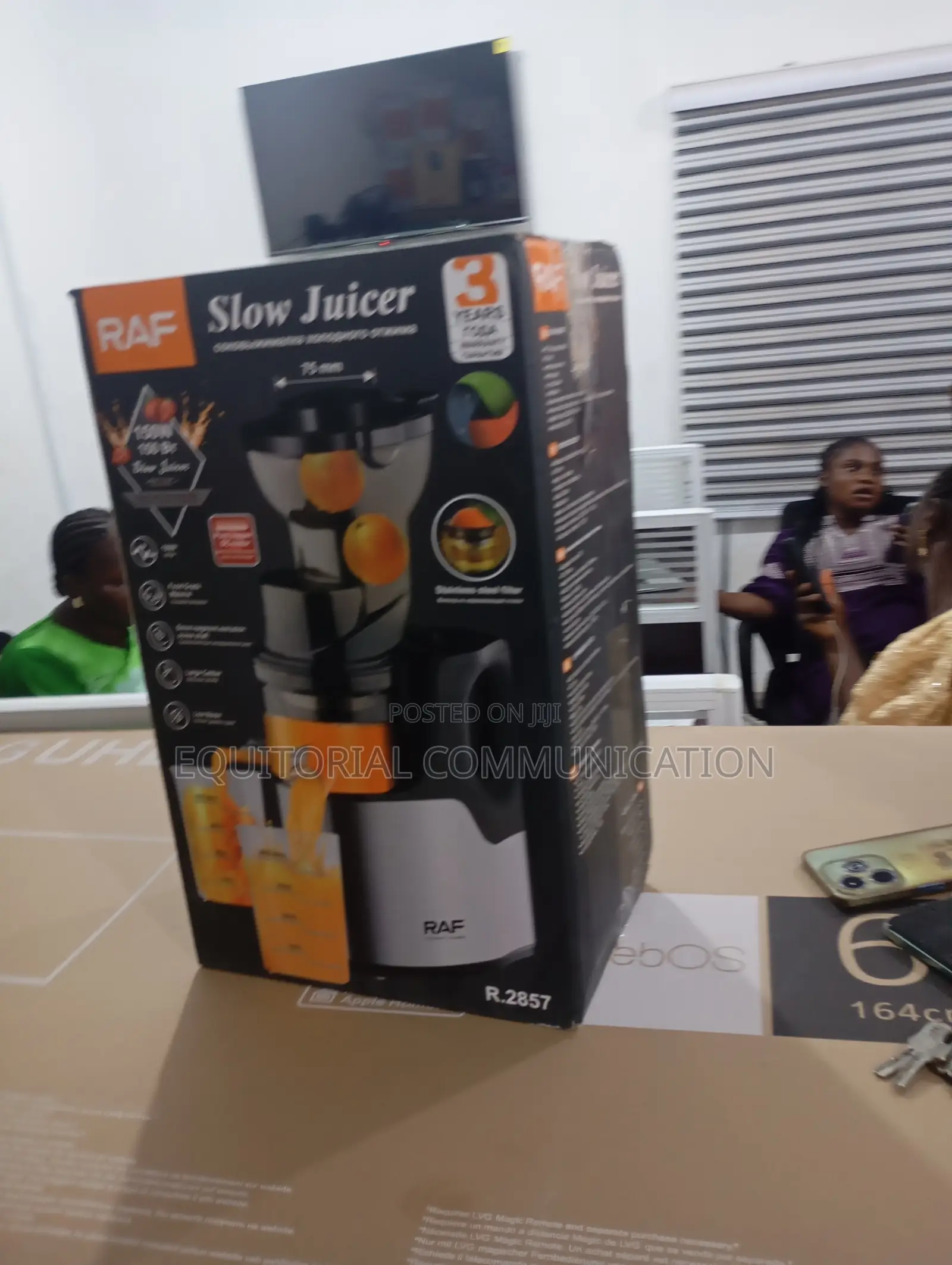 Raf Slow Juicer 150w - Cold Press Juice Extractor