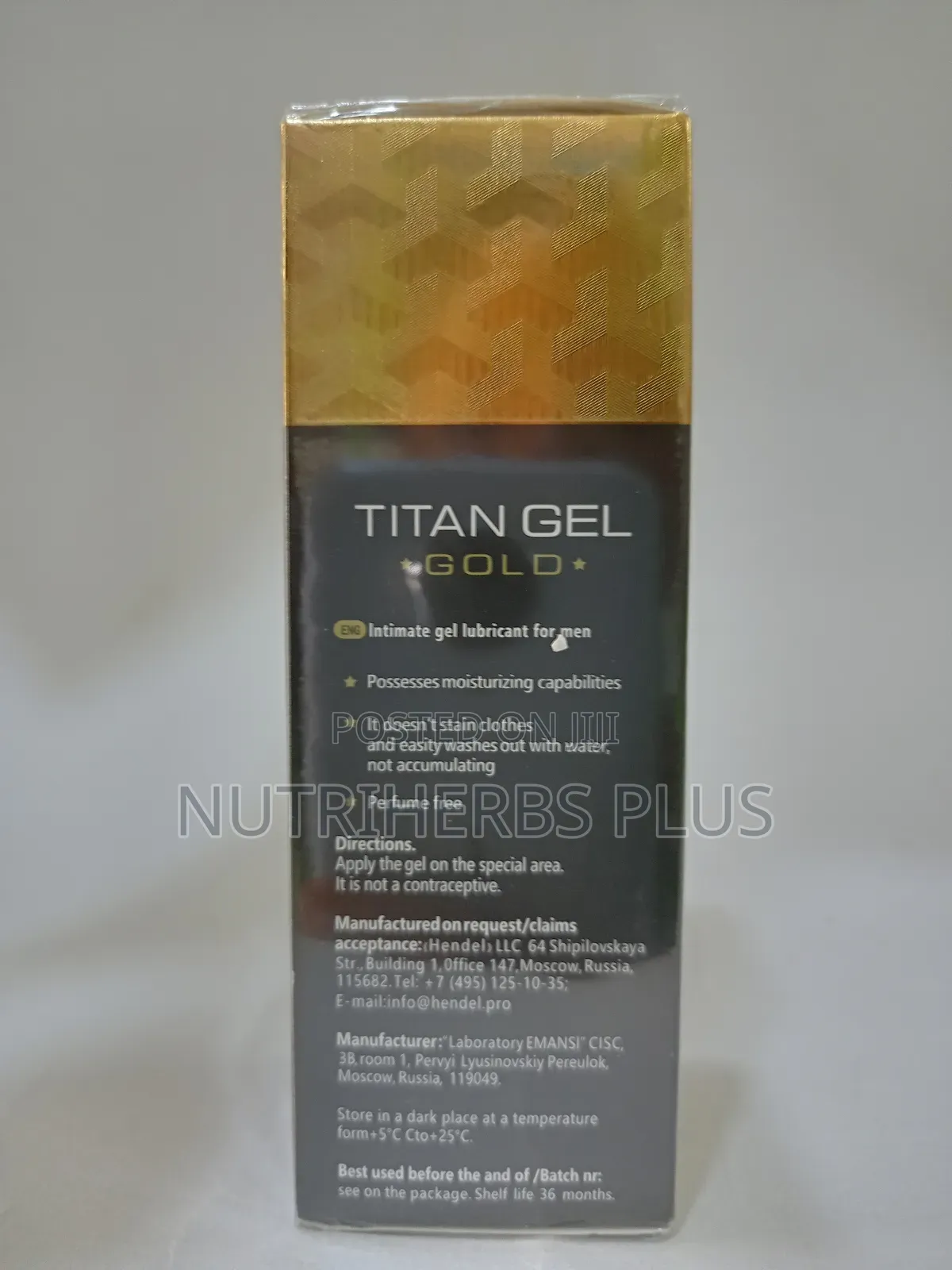 Titan Gel Gold Special Gel for Men Penis Enlargement