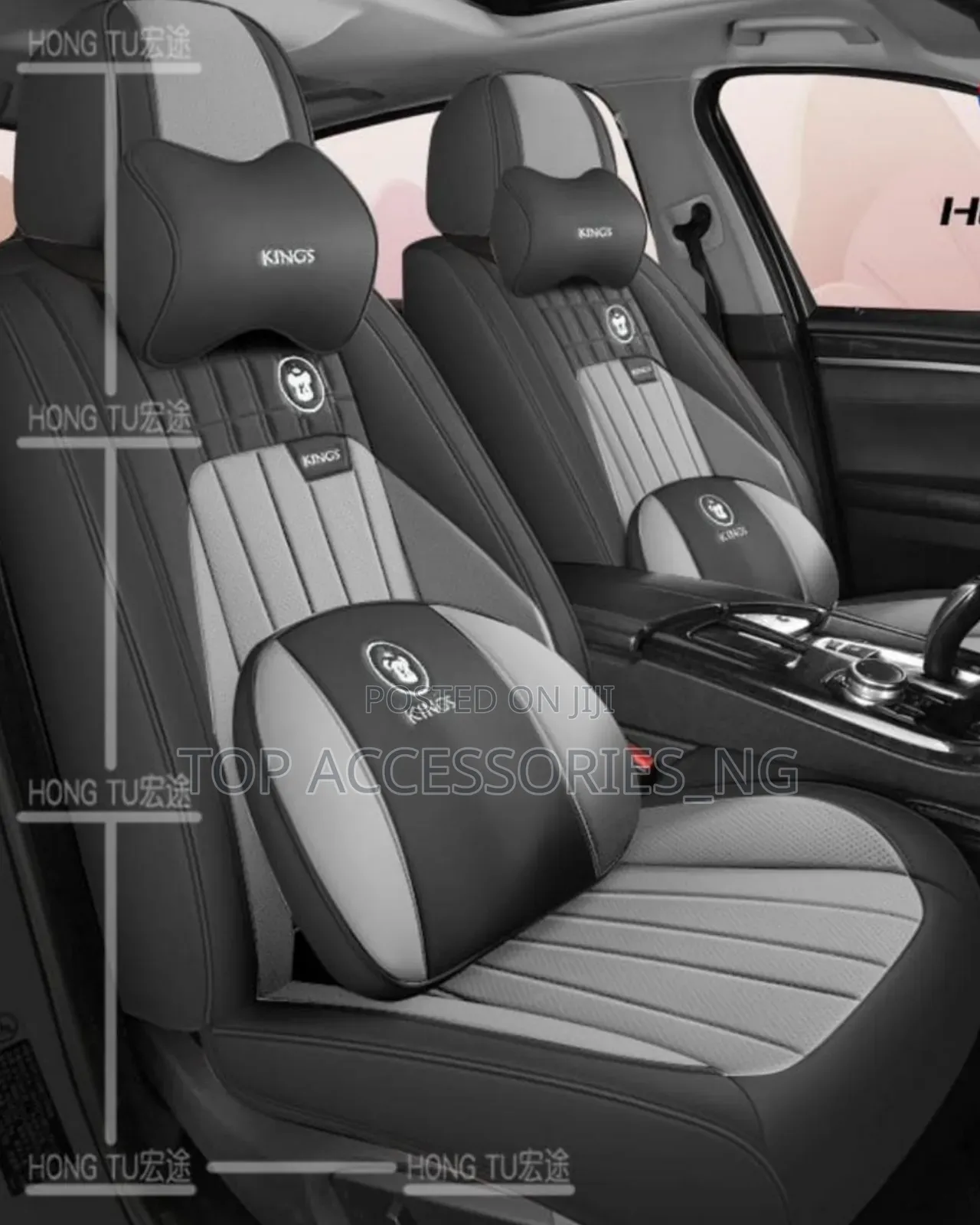 Durable Kings Leather Seat Cover