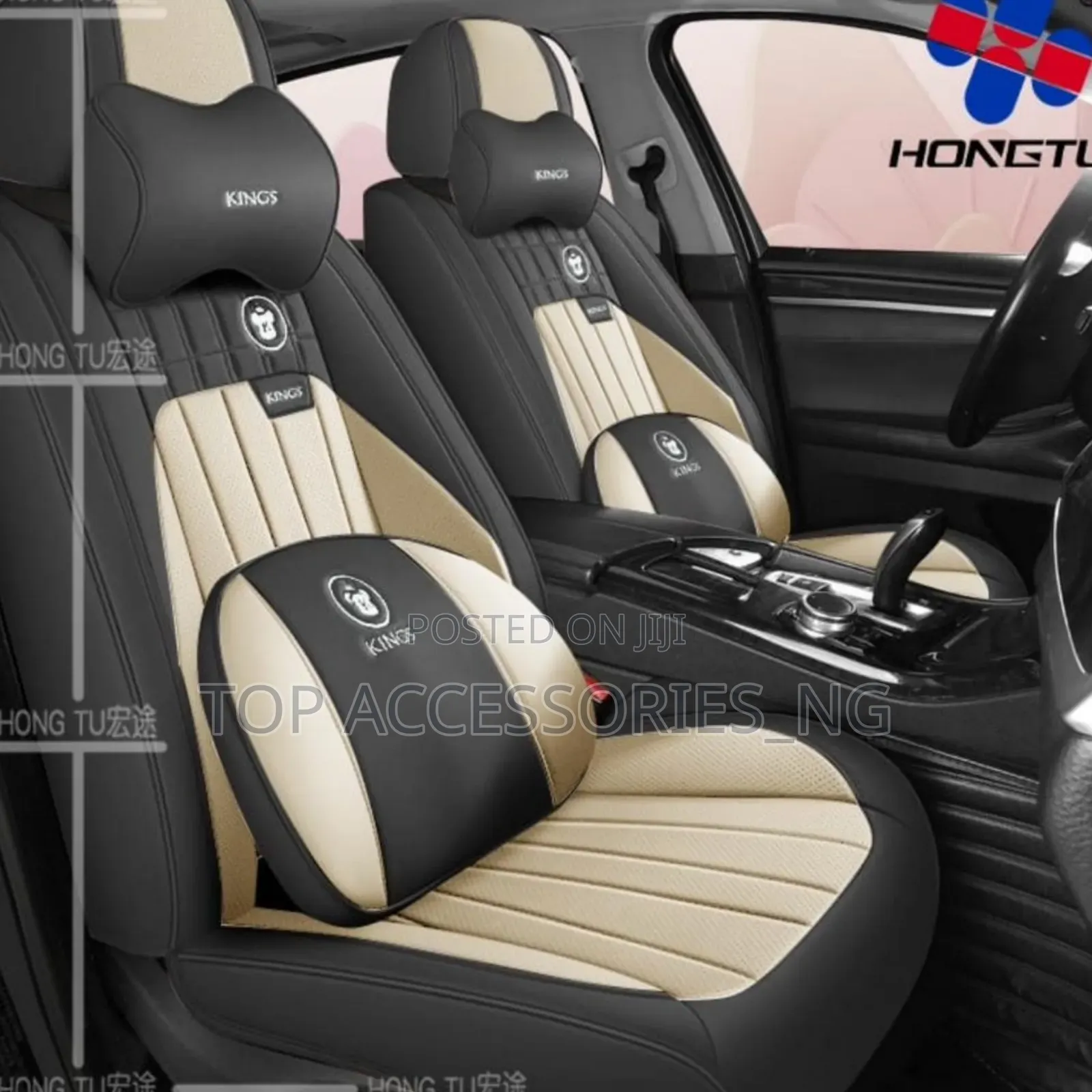 Durable Kings Leather Seat Cover
