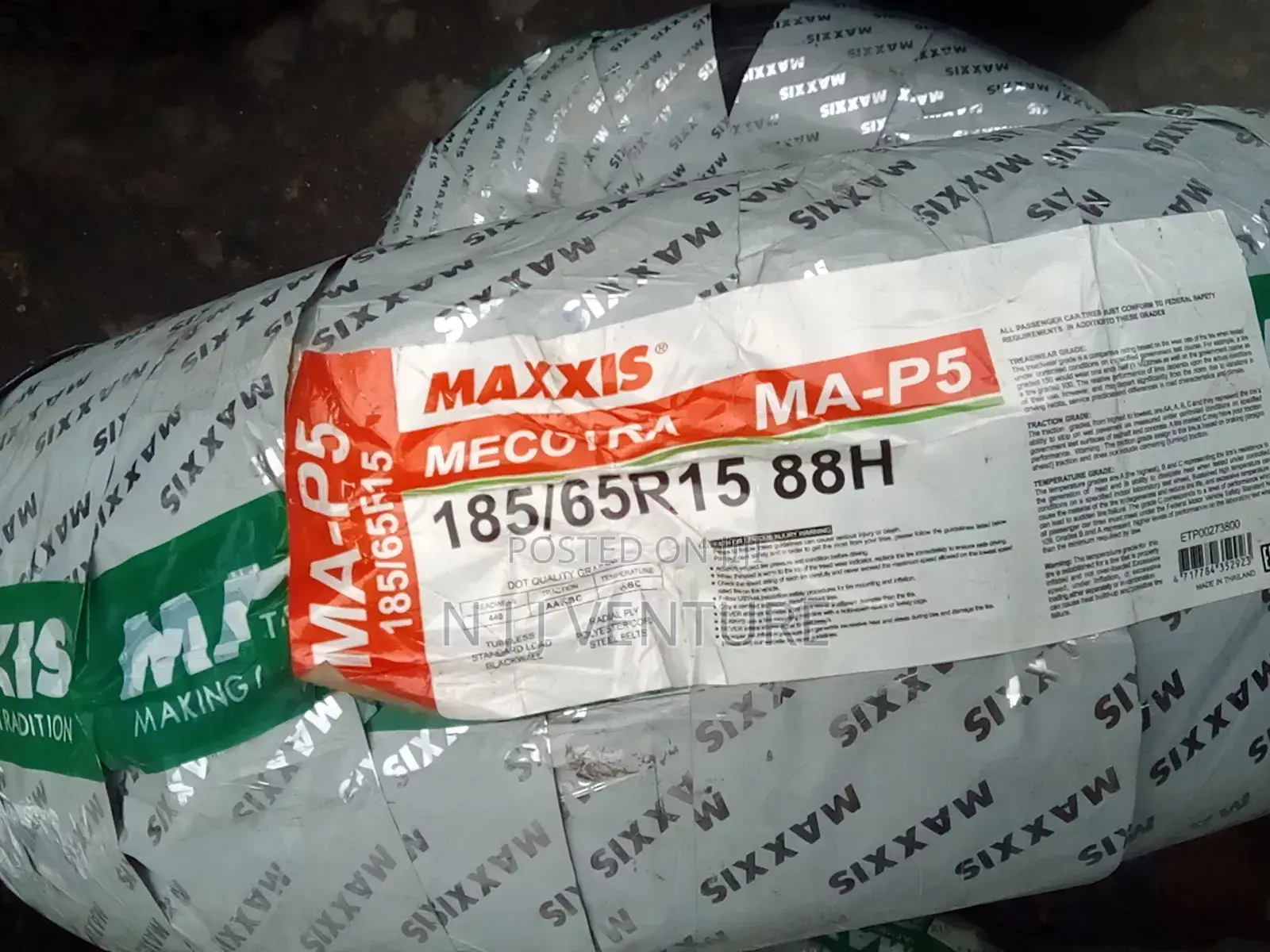 185 65 R15 Maxxis Non China