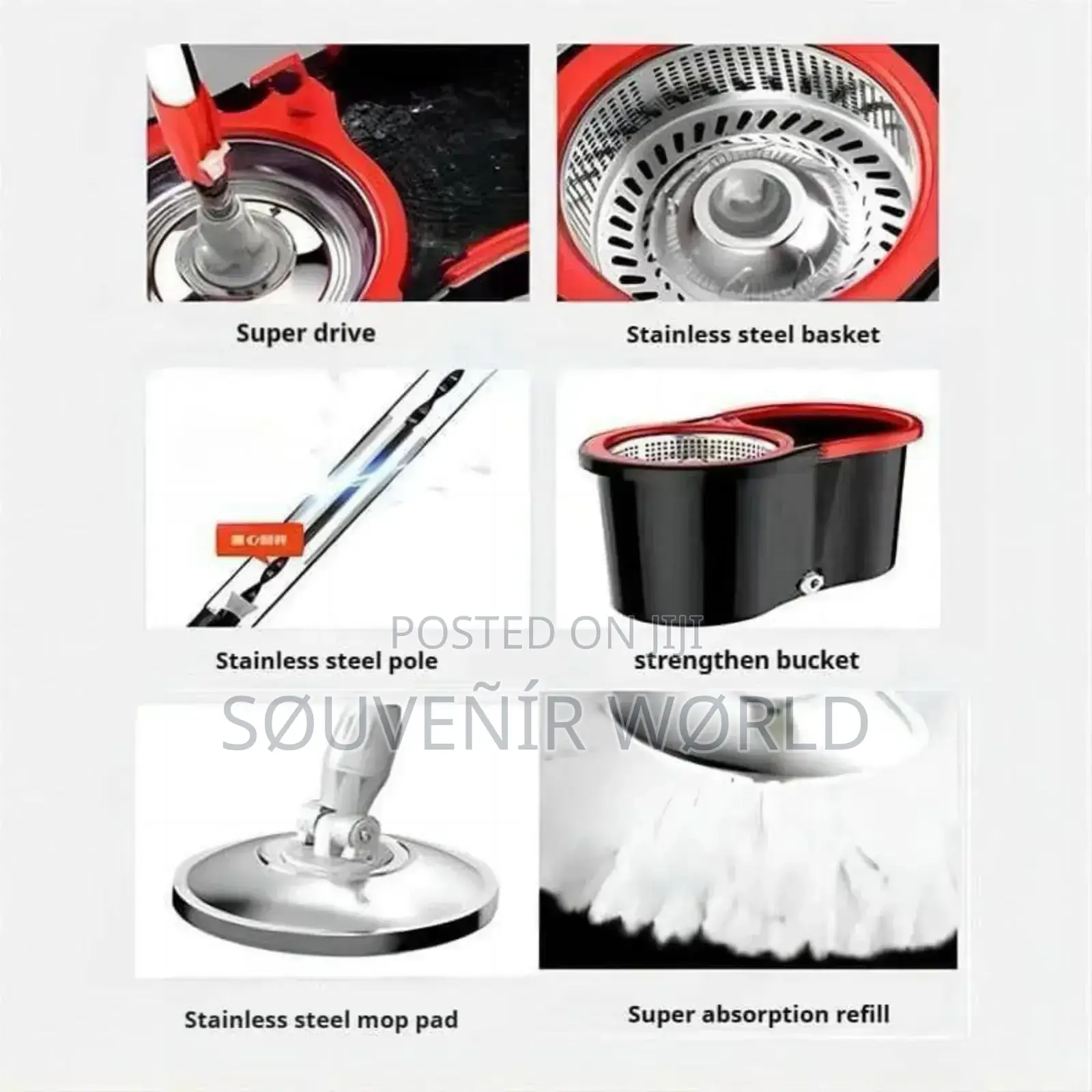 Rotating Mop With Bucket