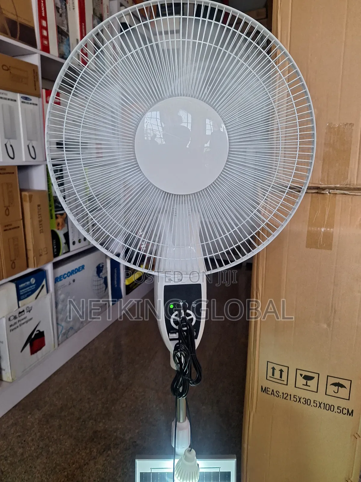 Solar Rechargeable Fan
