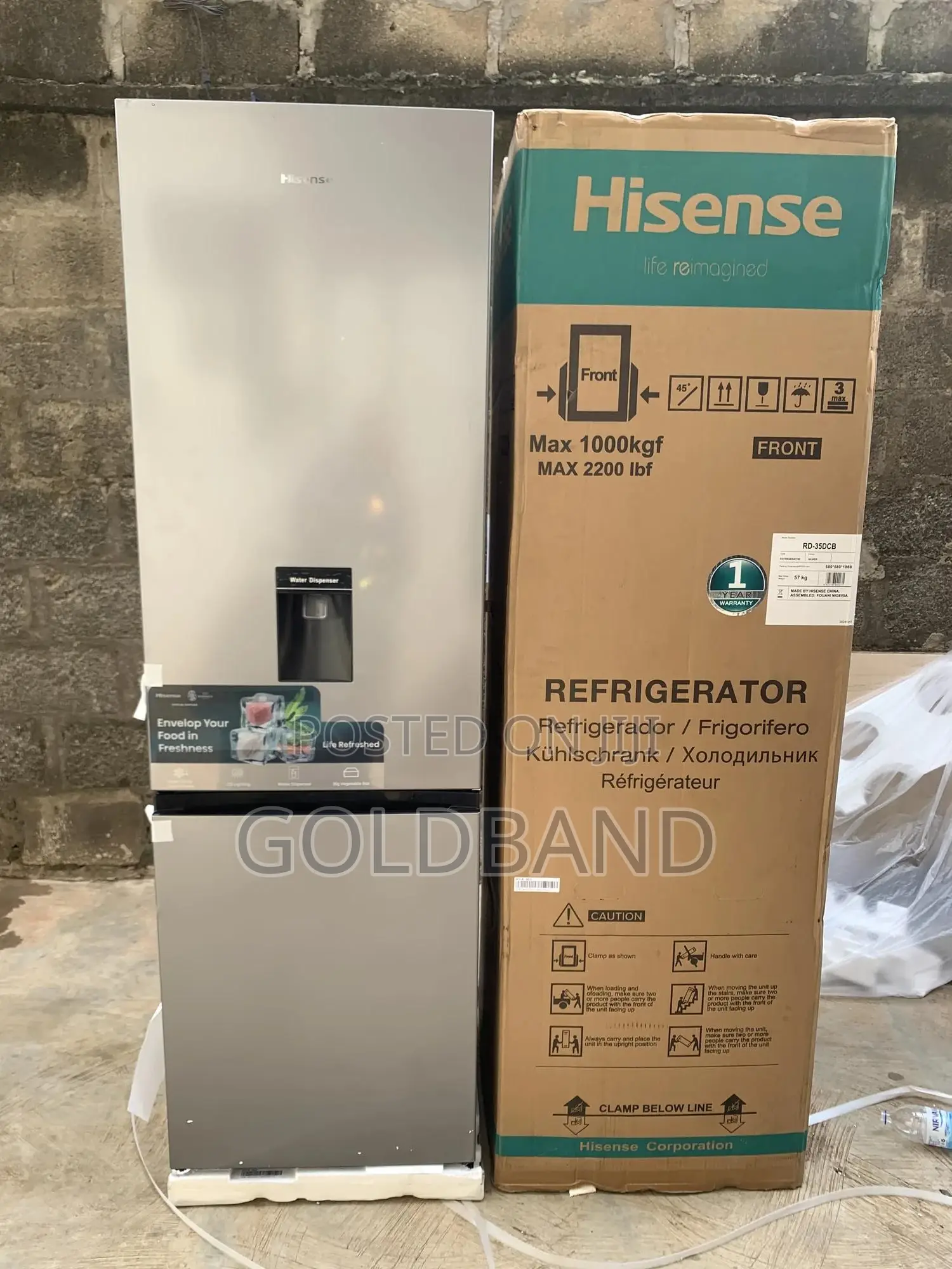 Hisense 264l Low Power Use Bottom Freezer Refrigerator