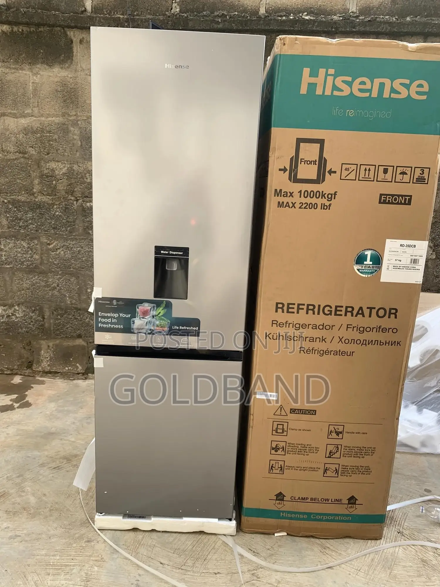 Hisense 264l Energy Saving Bottom Freezer Refrigerator