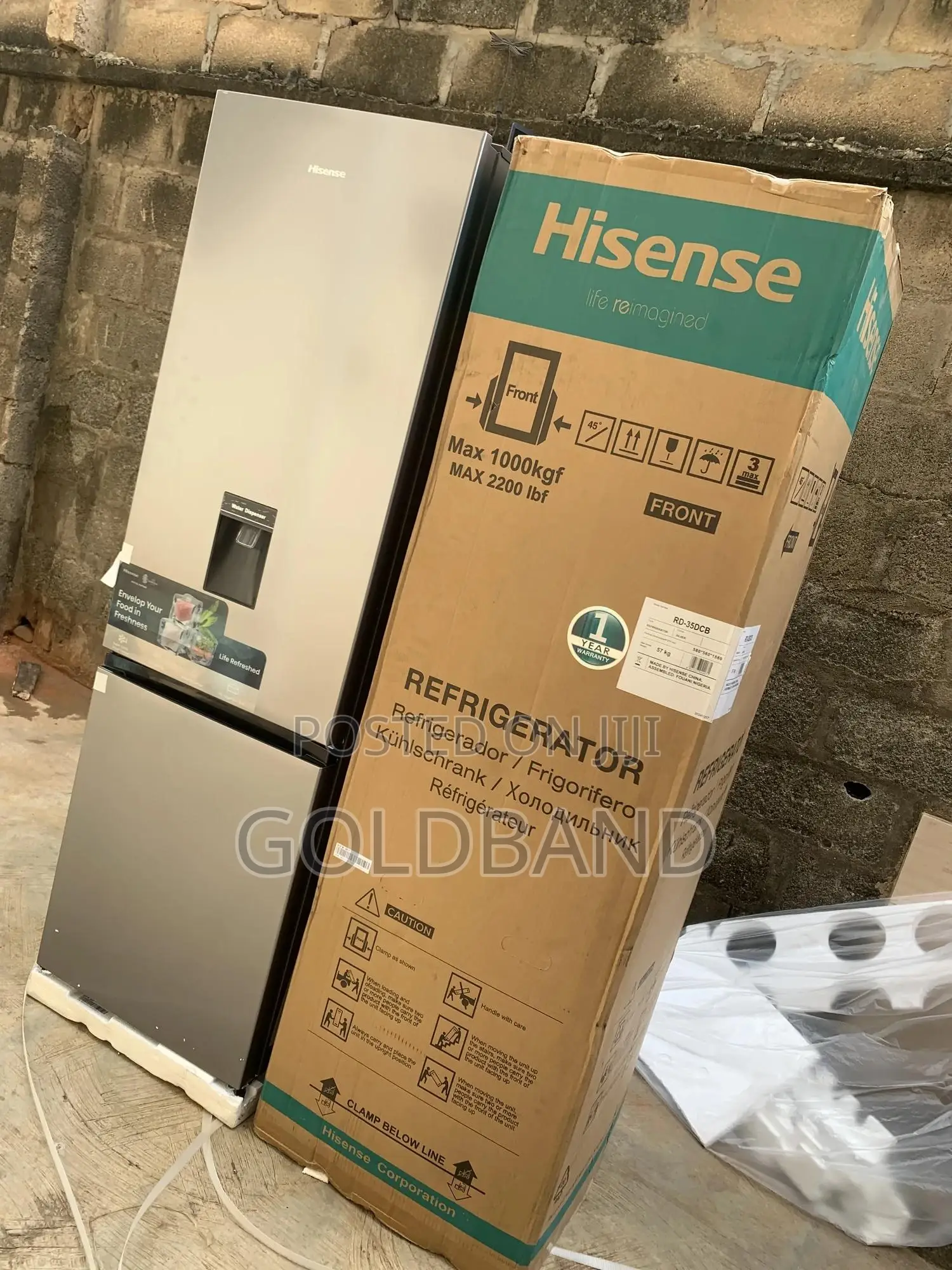 Hisense 264l Bottom Freezer Fridge- Spacious, Silent Stylish