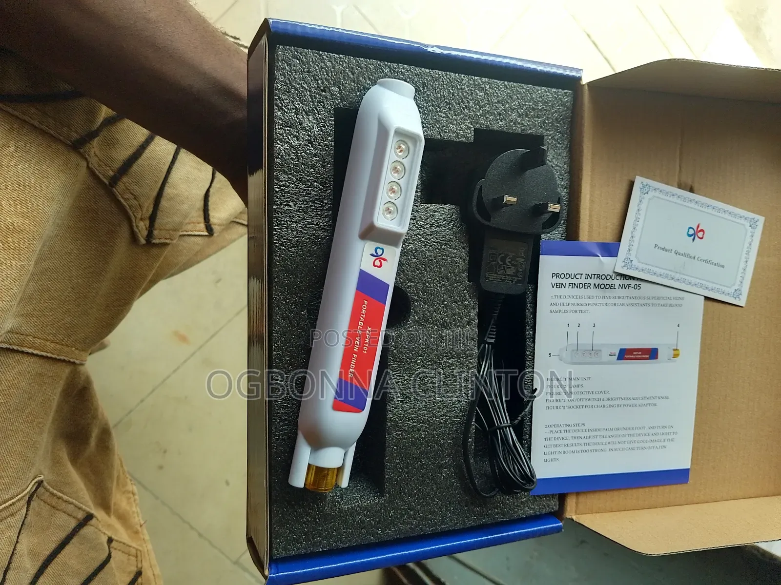 Portable Vain Finder