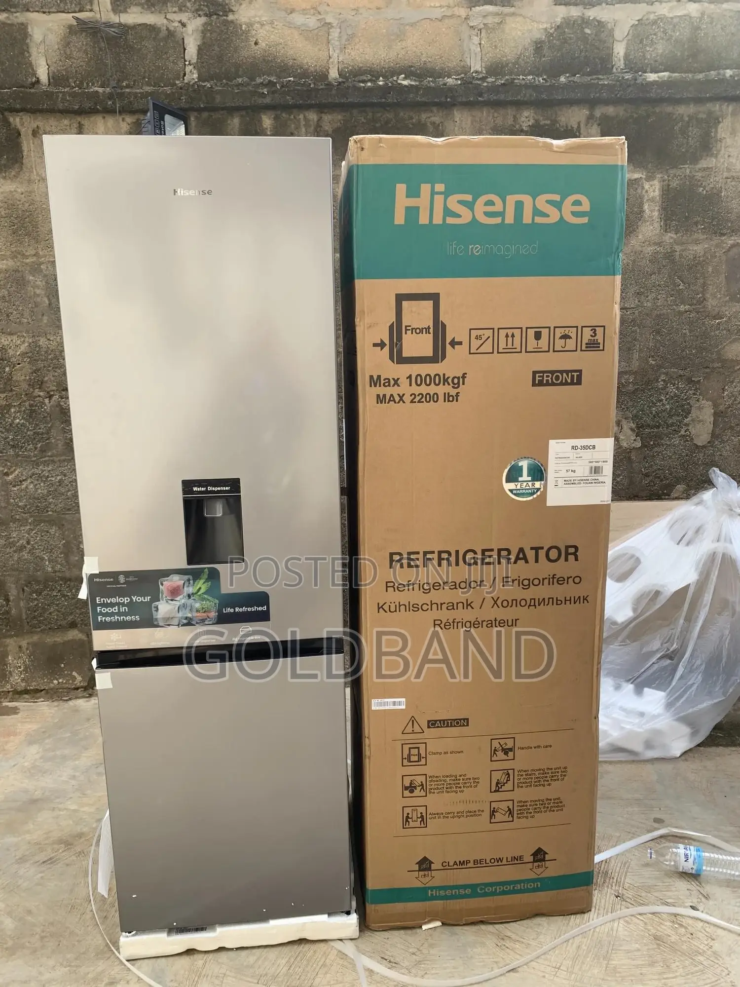 Space-Smart Cooling Hisense 264l Bottom Freezer Refrigerator