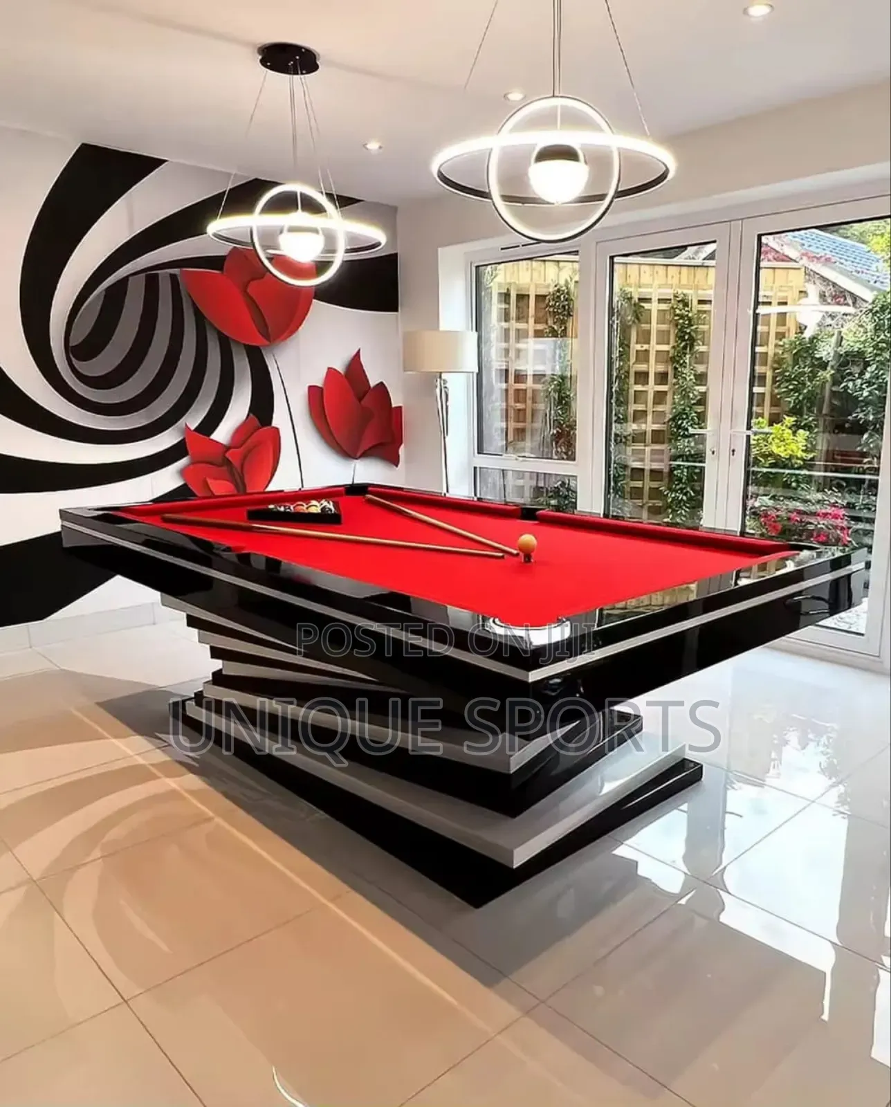 9ft Luxury Modern Foreign Marble Pool Table