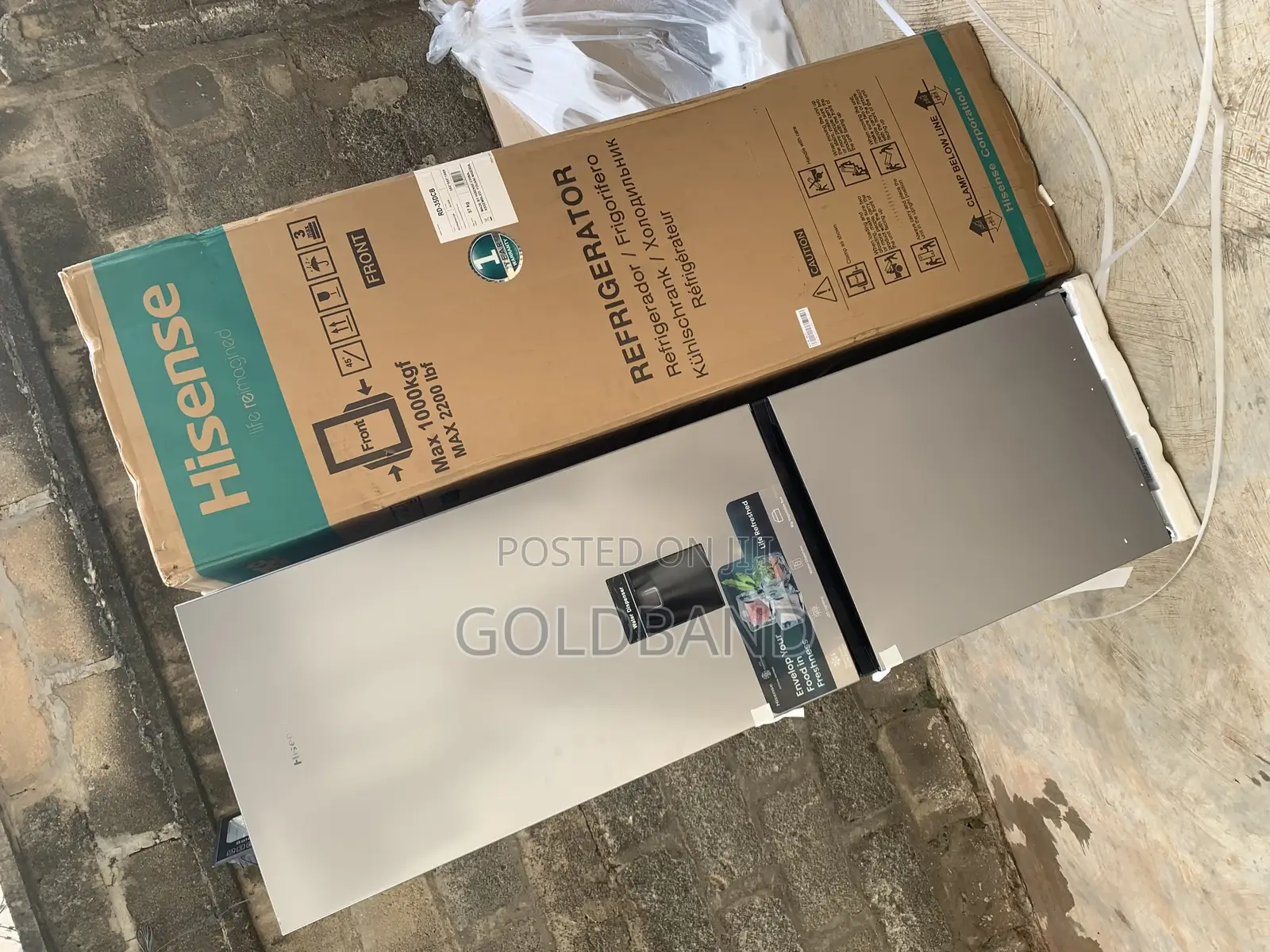 Hisense 264l Compact Bottom Freezer Fridge Hisref35dcb-Rb