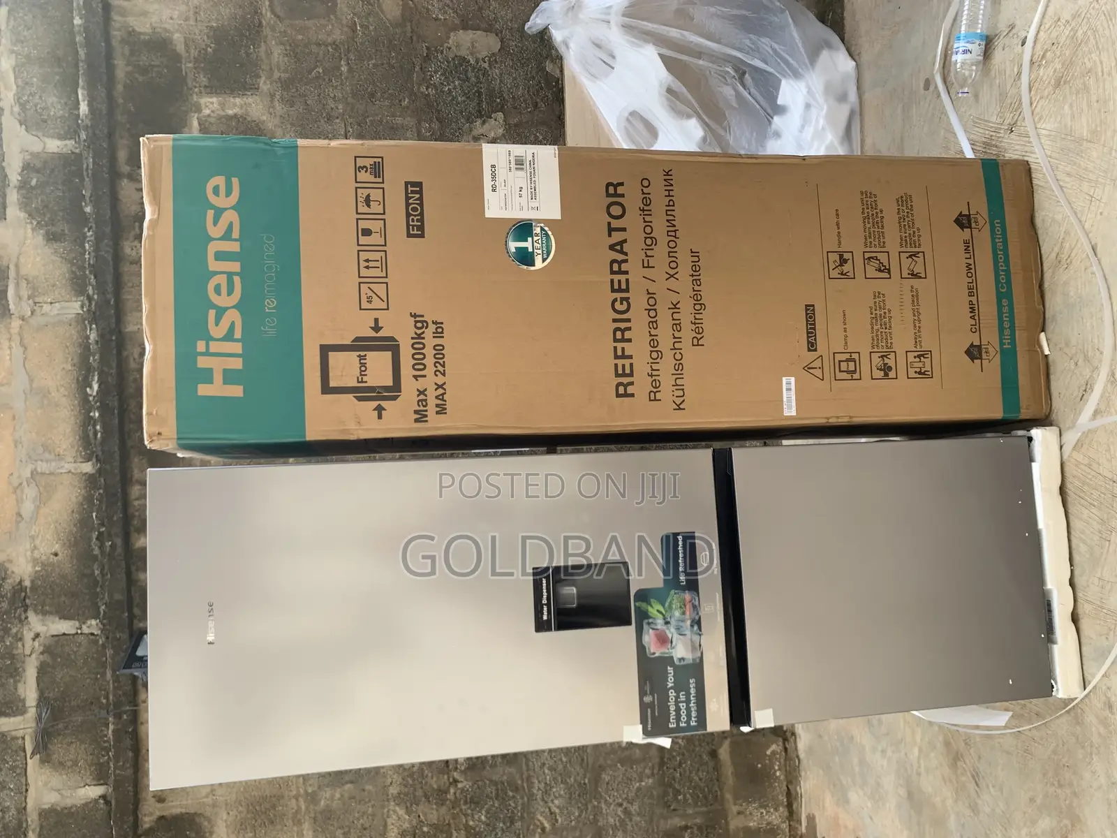 Hisense 264l Compact Bottom Freezer Fridge Hisref35dcb-Rb