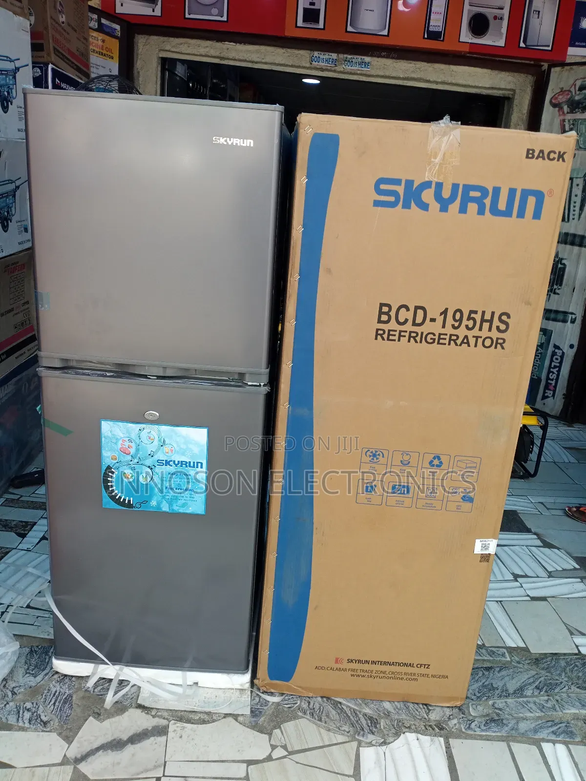 Skyrun Refrigerator 195liters