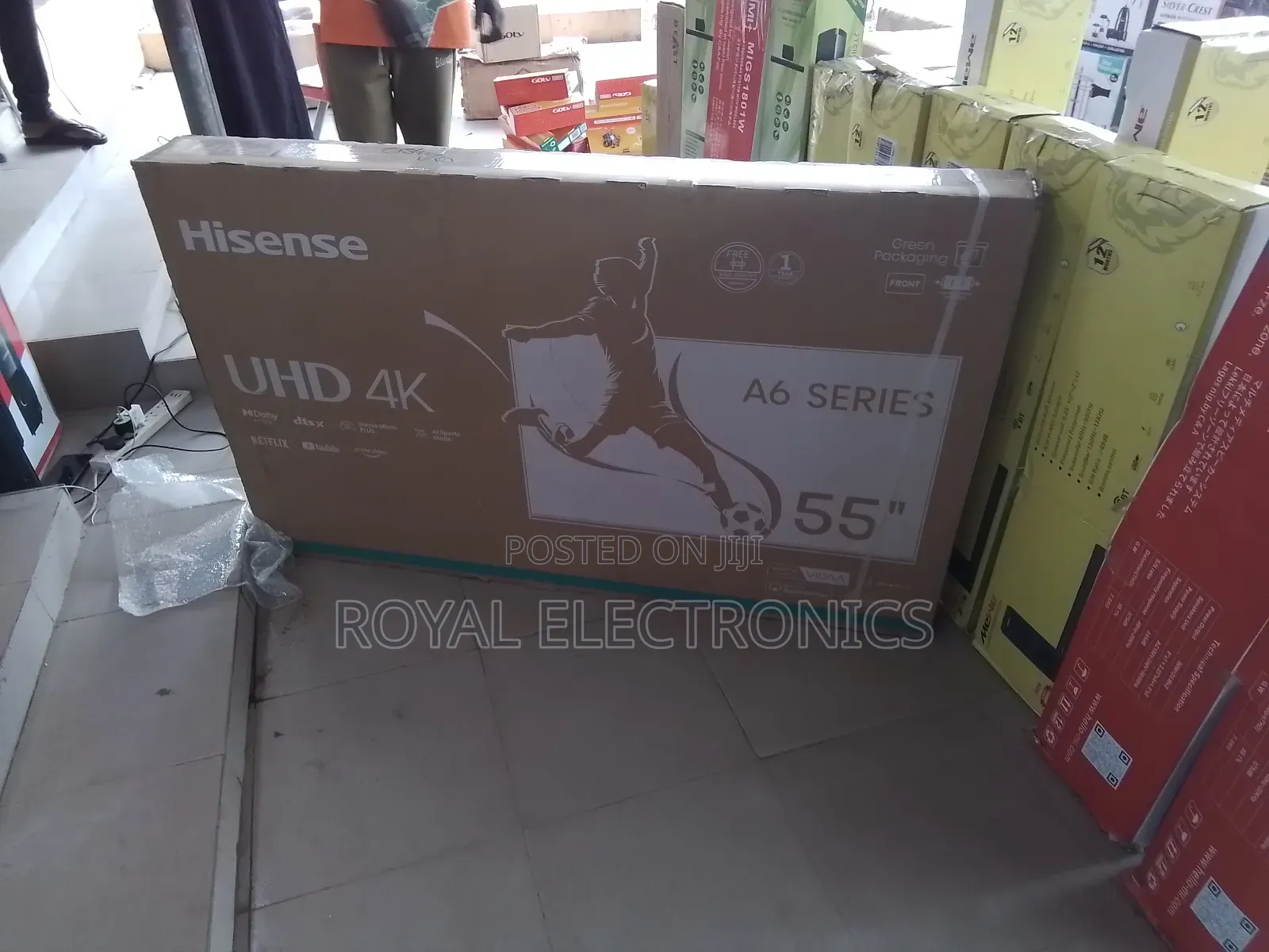 Standard New Hisense 55 Inches Smart Uhd 4k Tv