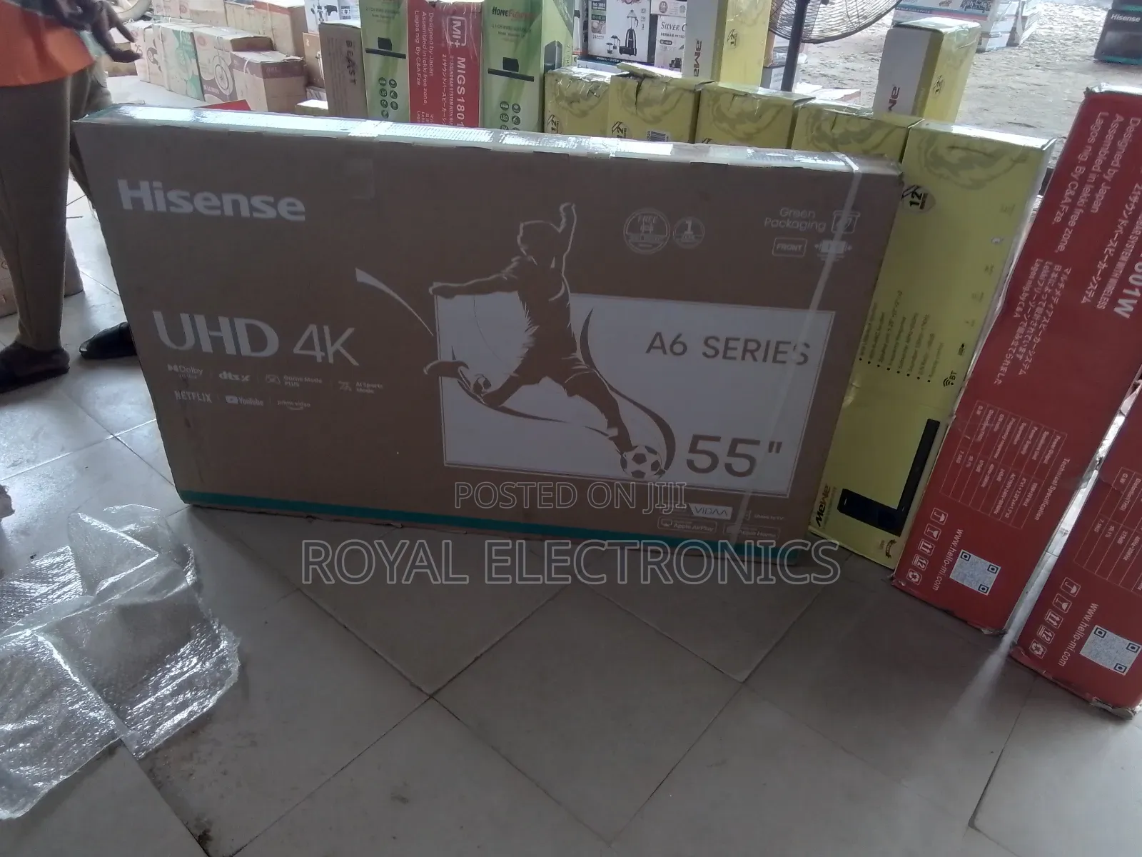 Superior Quality New Hisense 55 Inches Smart Uhd 4k Tv