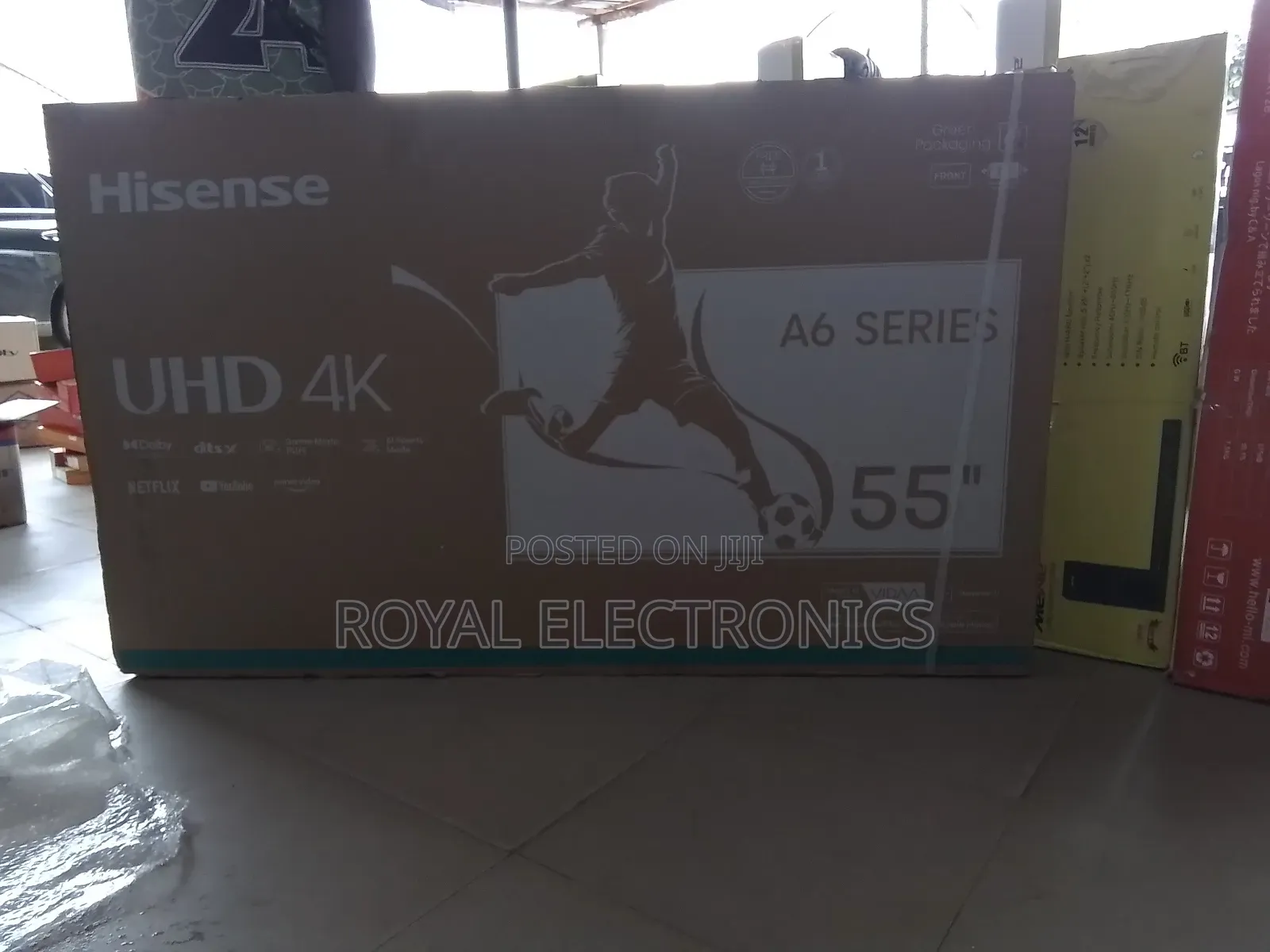 New Original Hisense 55 Inches Smart Uhd 4k Tv