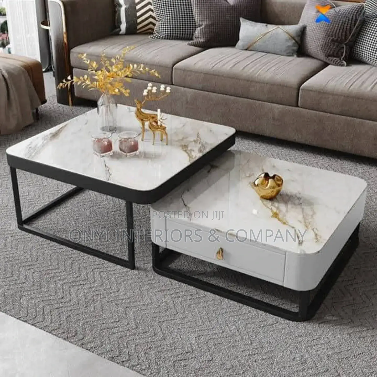 Marble Extendable Center Table