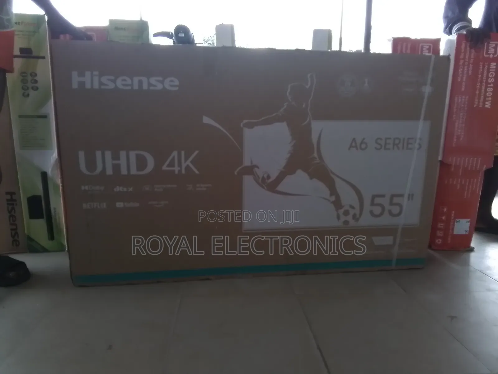 World Class New Hisense 55 Inches Smart Uhd 4k Tv