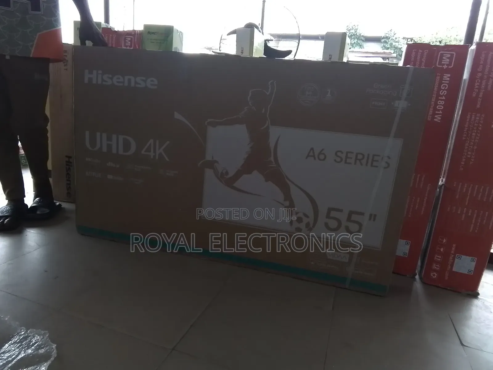 World Class New Hisense 55 Inches Smart Uhd 4k Tv