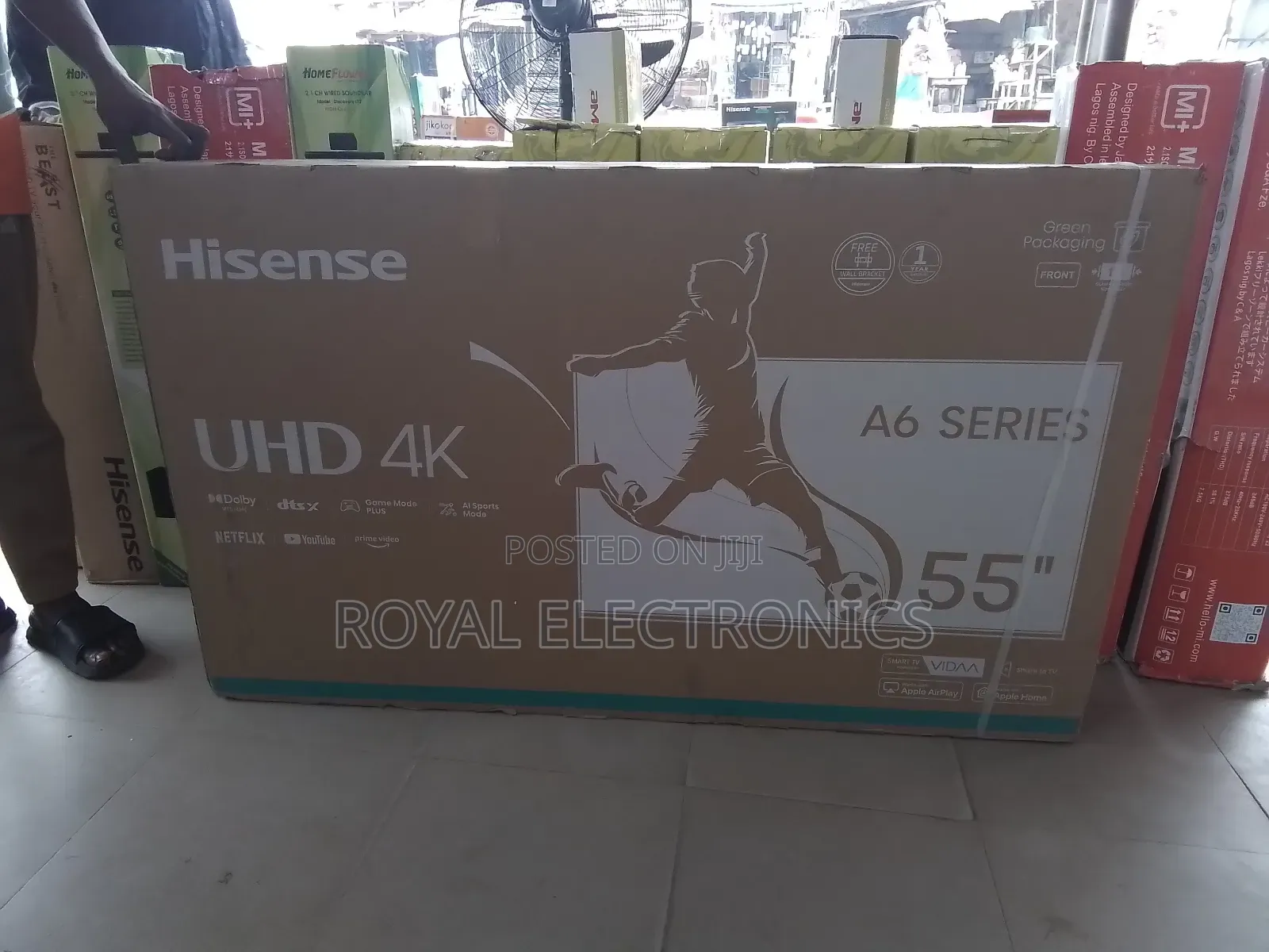 World Class New Hisense 55 Inches Smart Uhd 4k Tv