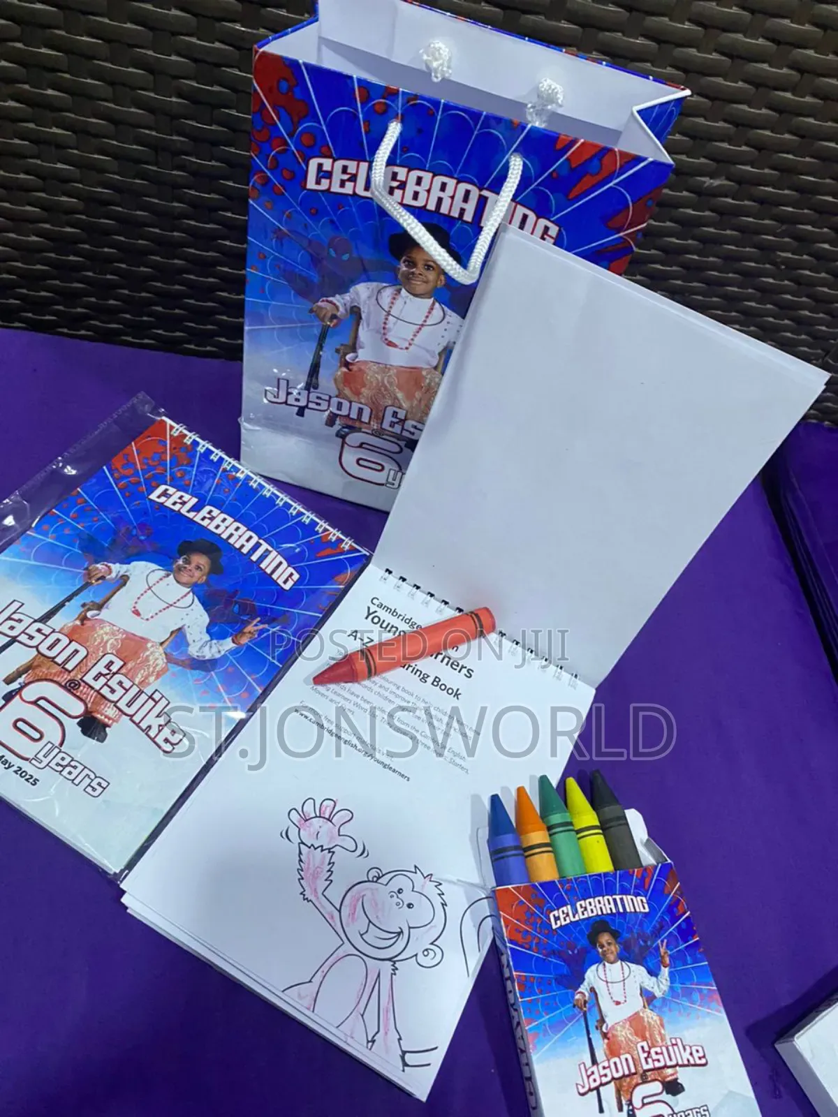 Customized Birthday Colouring Book