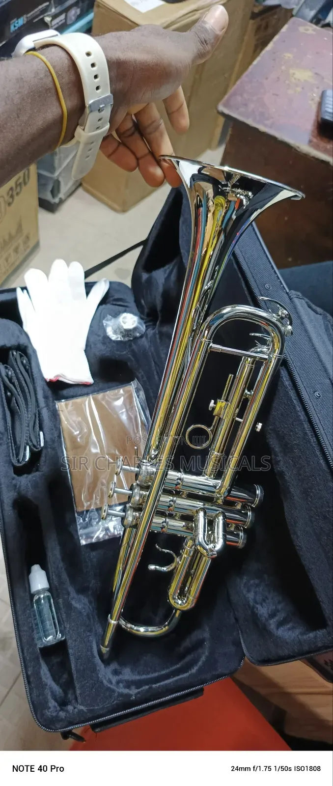 High Quality Yamaha Trumpets Available in Gold and Silver