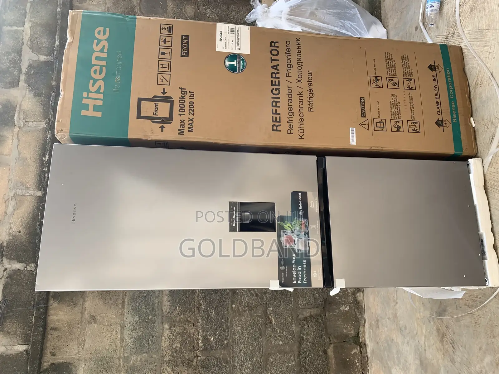 Hisense 264l Low Noise Operation Double Door Refrigerator