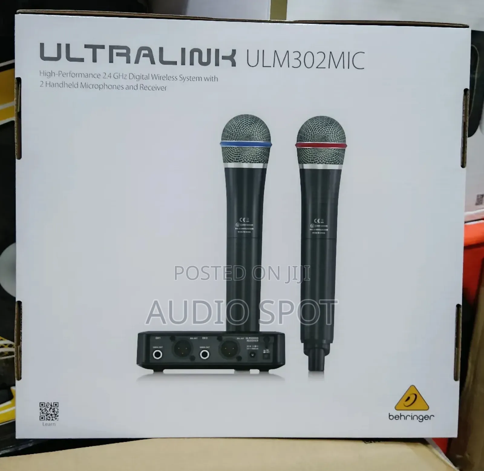 Behringer Ulm302mic Digital Dual Handheld Wireless System