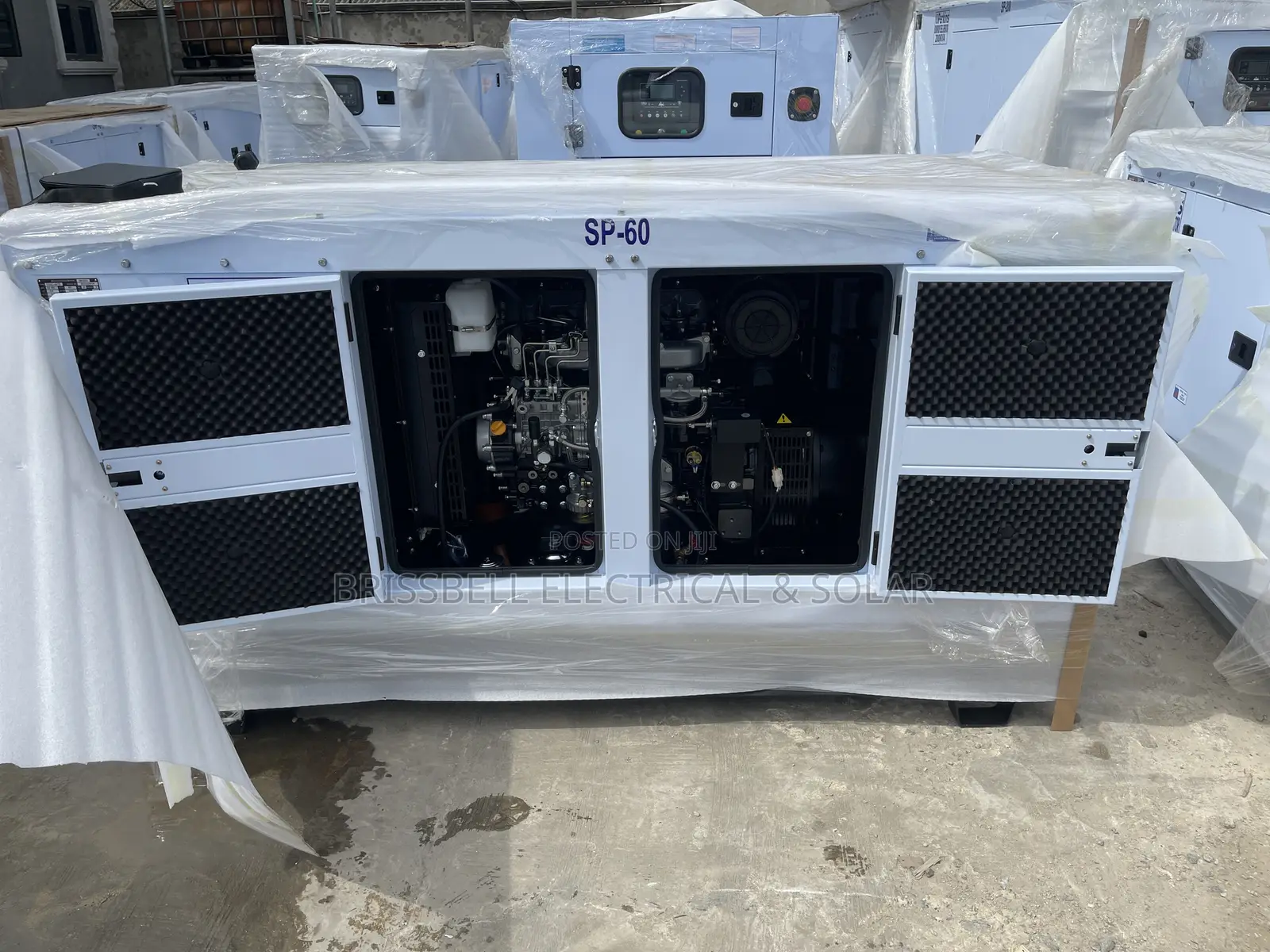 Original England Perkins Soundproof Diesel Generator 60kva