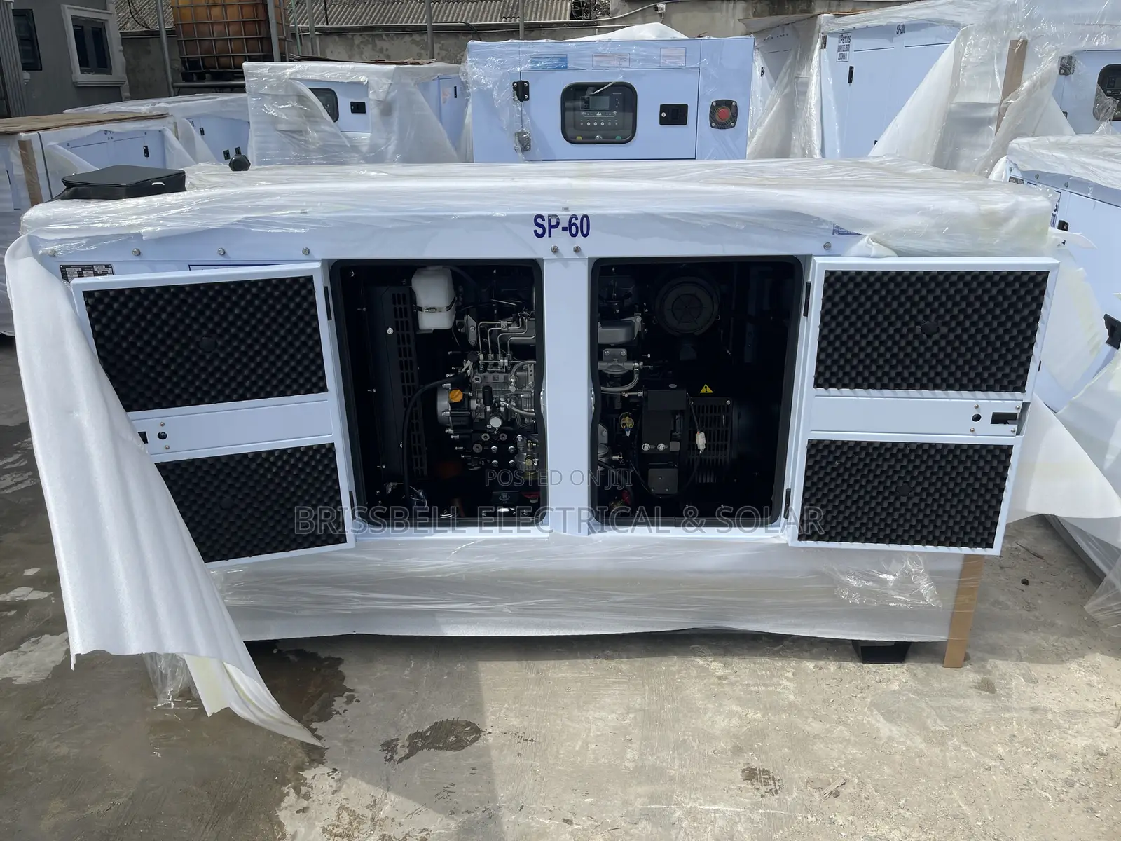 Original England Perkins Soundproof Diesel Generator 60kva
