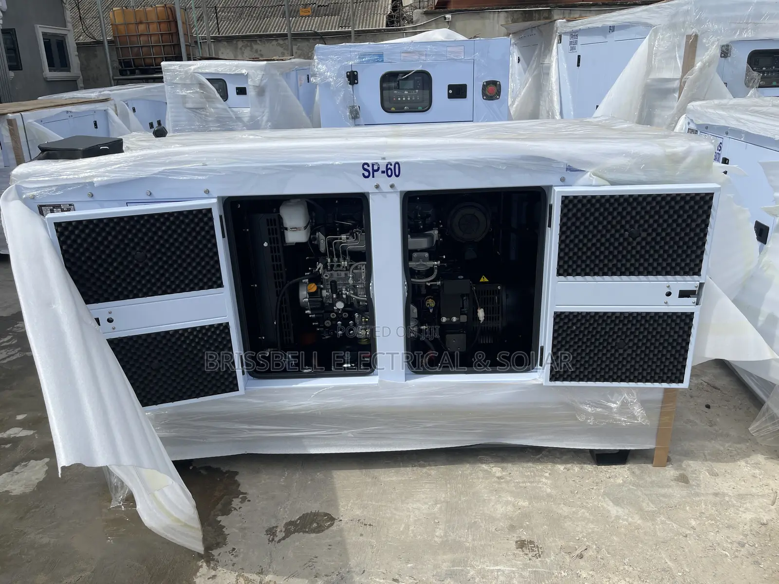 Original England Perkins Soundproof Diesel Generator 60kva