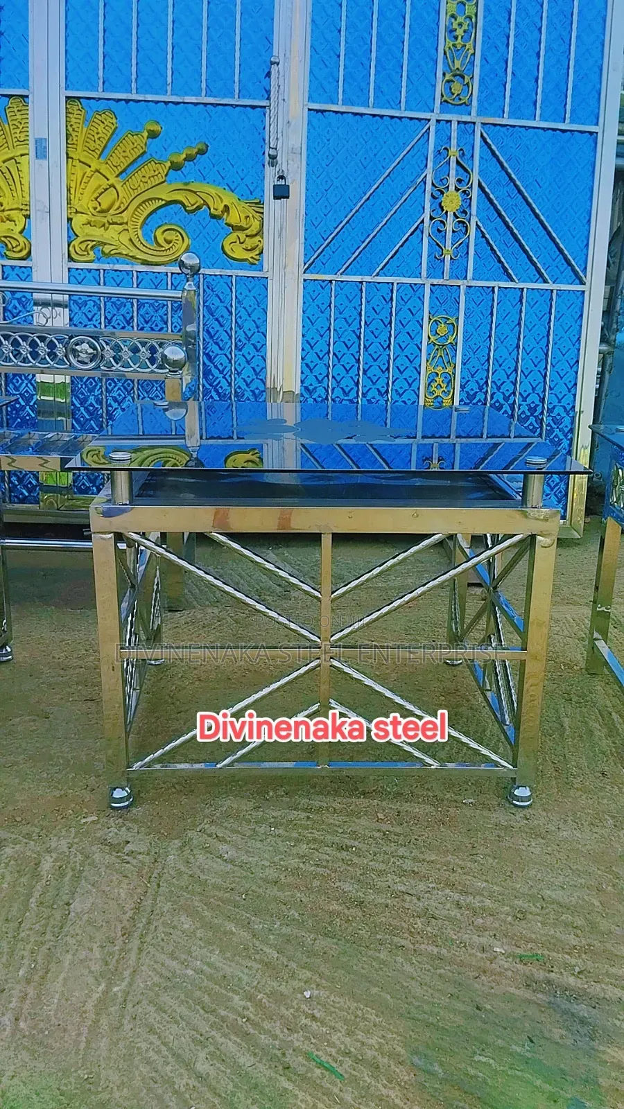 Glass Stainless Table