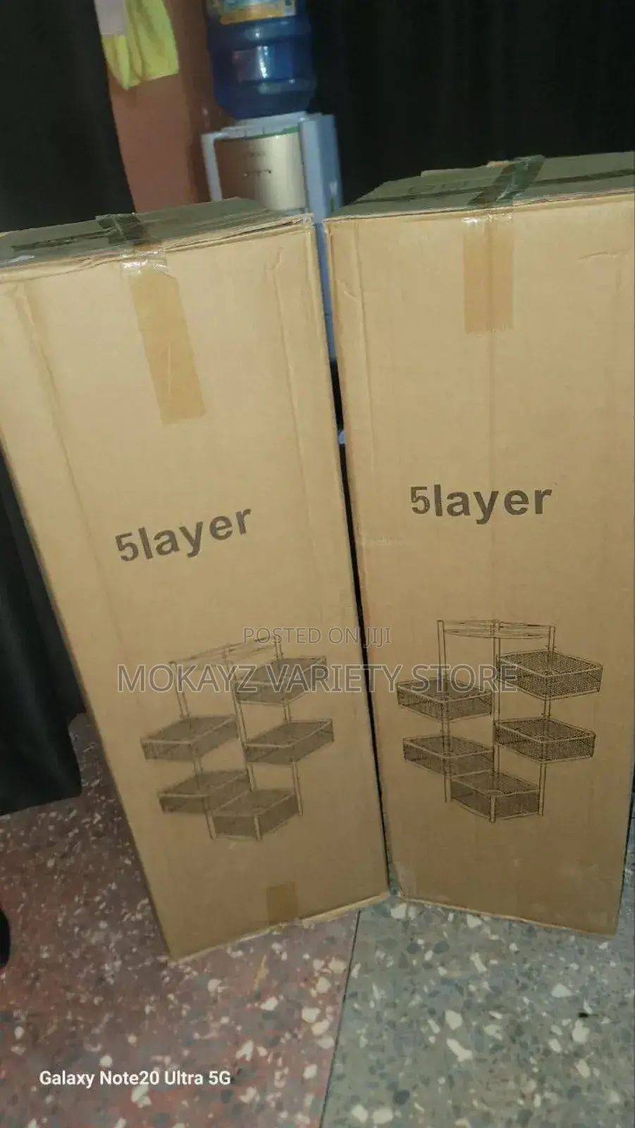 Floor Mounted Multilayer Rotating (Square) Stainless Steel Drawer