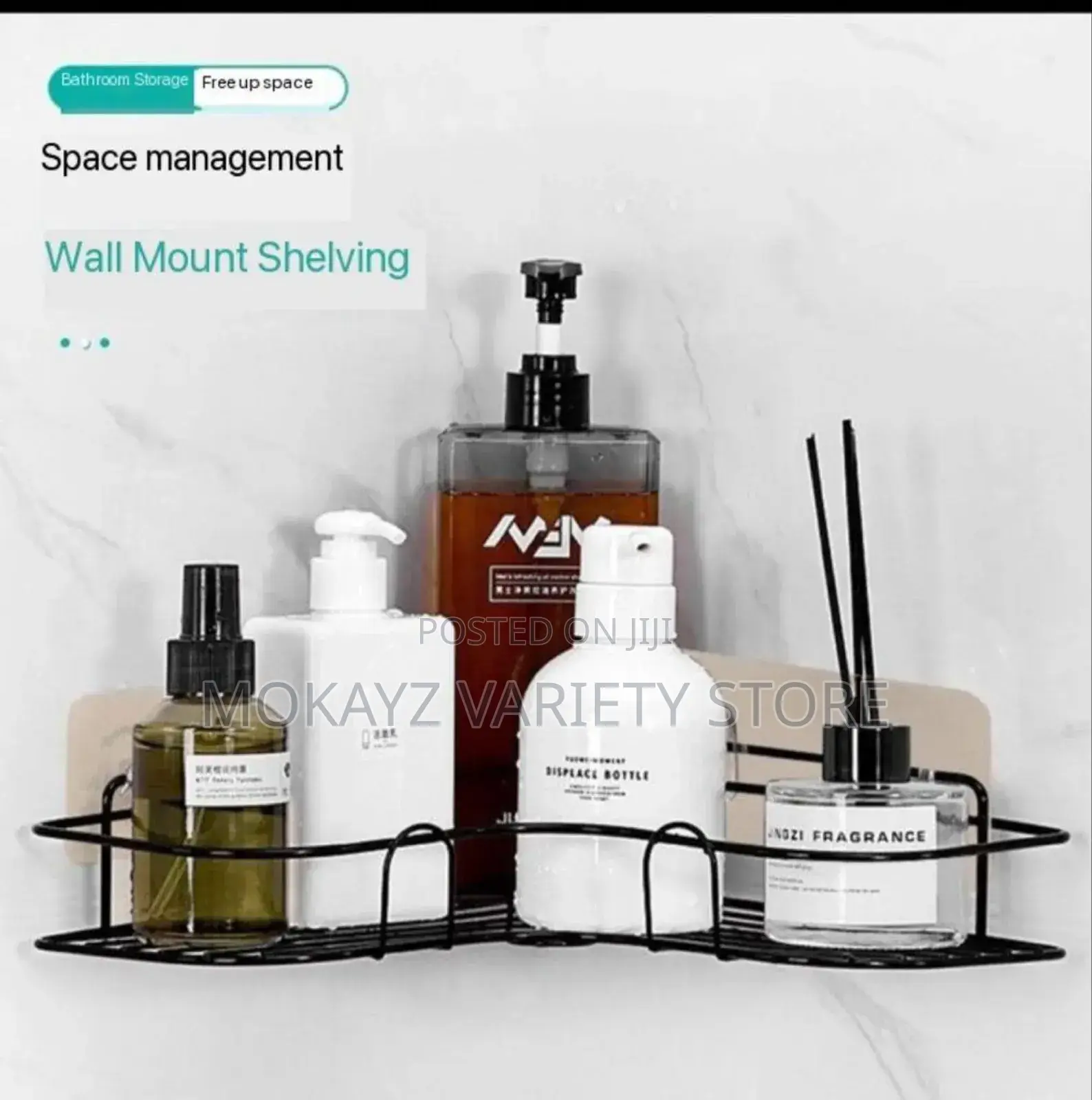 Durable Steel Angled Toilet/Bathroom Wall Tiles Rack