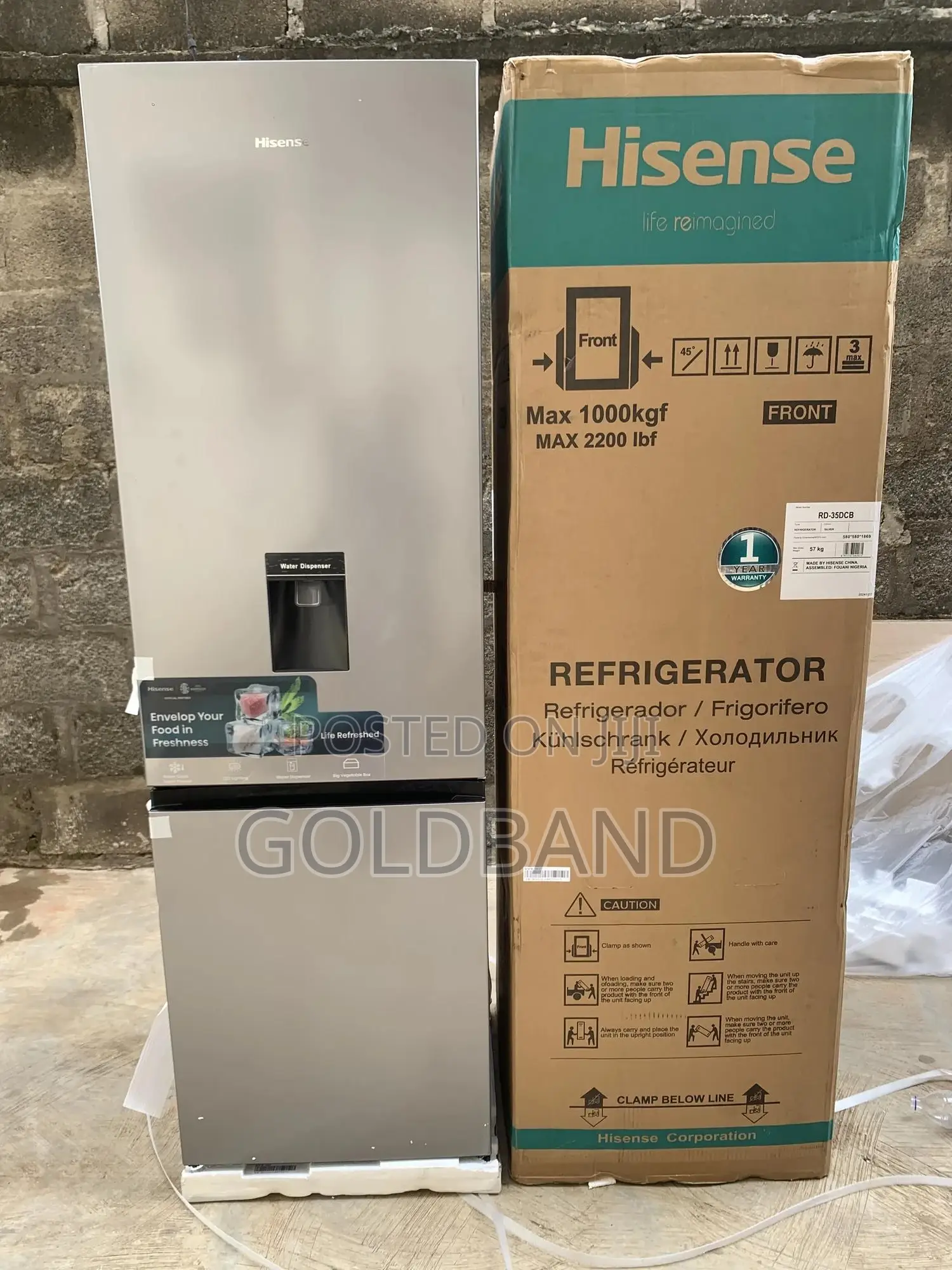 Hisense 264l Double Door Fridge (Cool More, Stress Less)