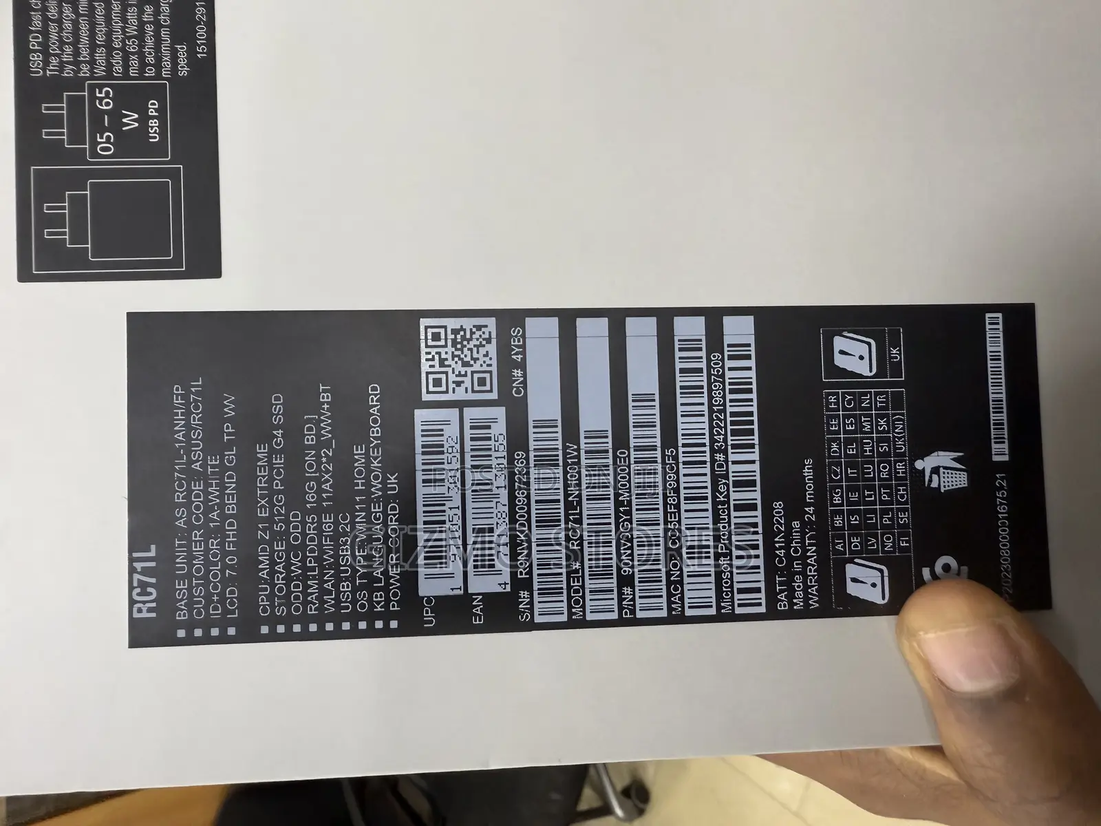 Brand New Asus Rog Ally 512gb 16gb Z1 Processor