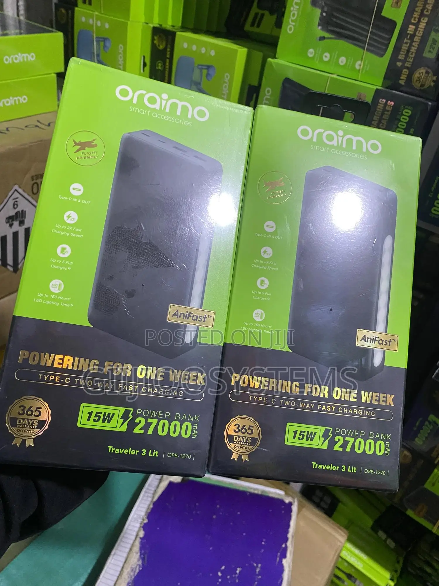 Oraimo Traveler 3 Lit 27000mah 15w Power Bank