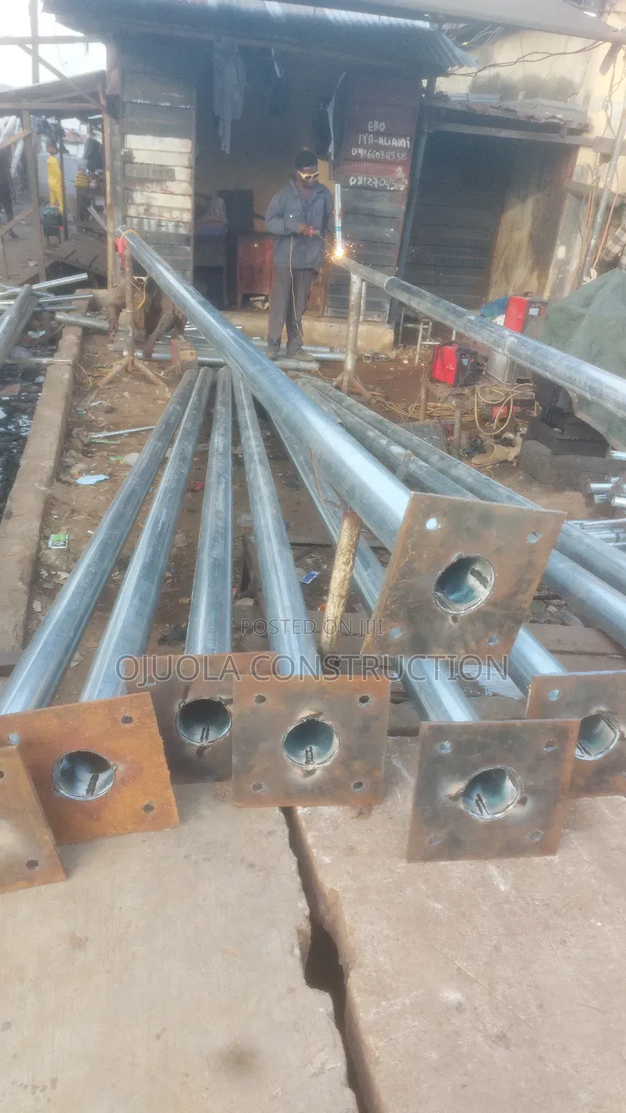 Galvanized Steel Street Light Pole