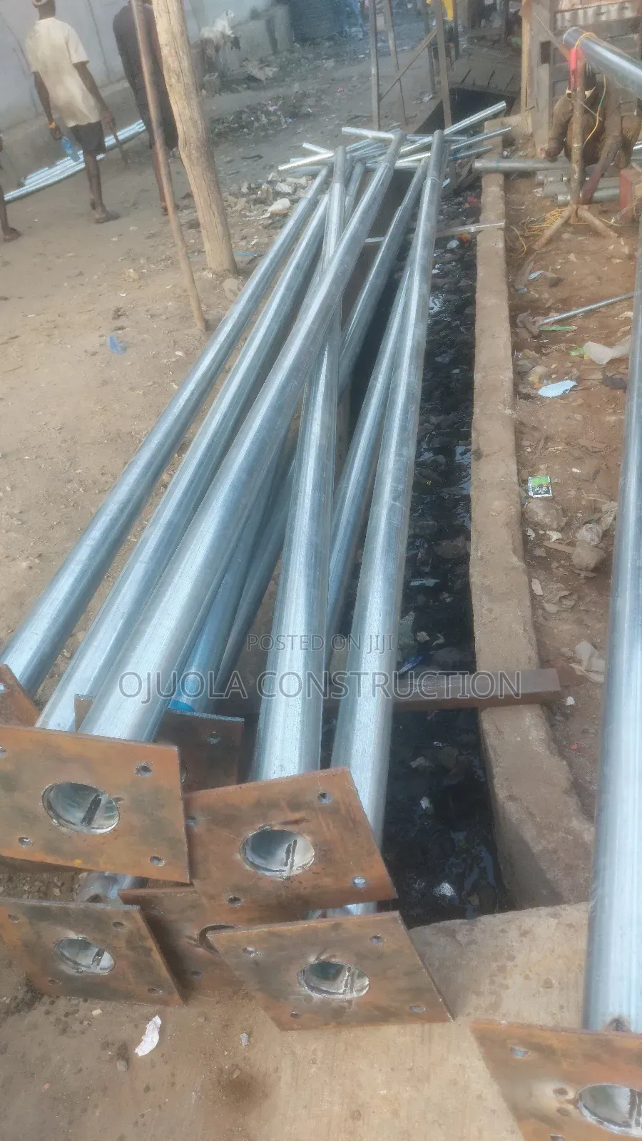 Galvanized Steel Street Light Pole