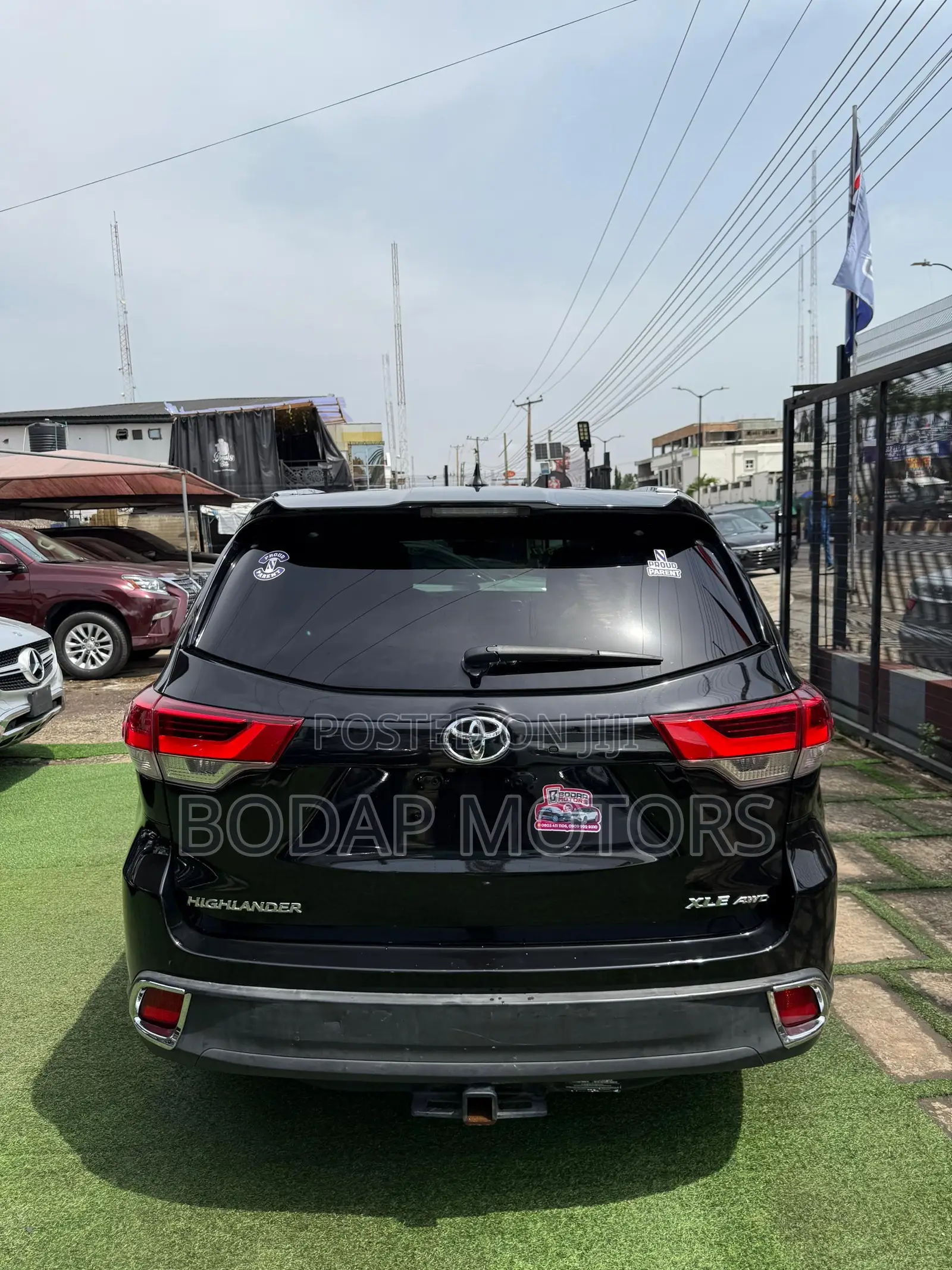 Toyota Highlander XLE 4dr SUV AWD (3.5L 6cyl 6A) 2015 Black
