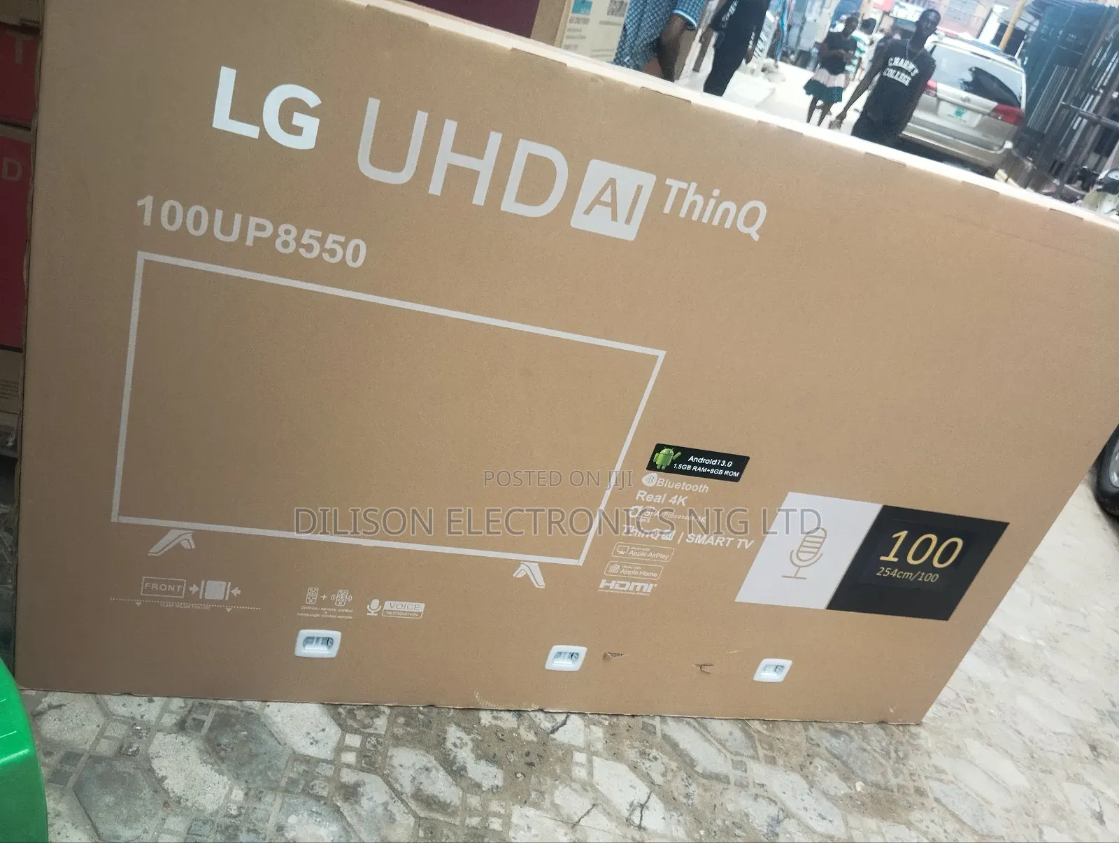 Lg 100" Ai Thinq Ultra Slim Smart Tv.