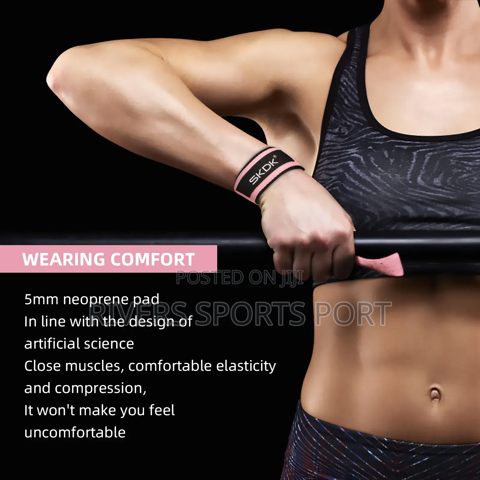 Weightlifting Wrist Straps Strength Training Non-Slip Glove