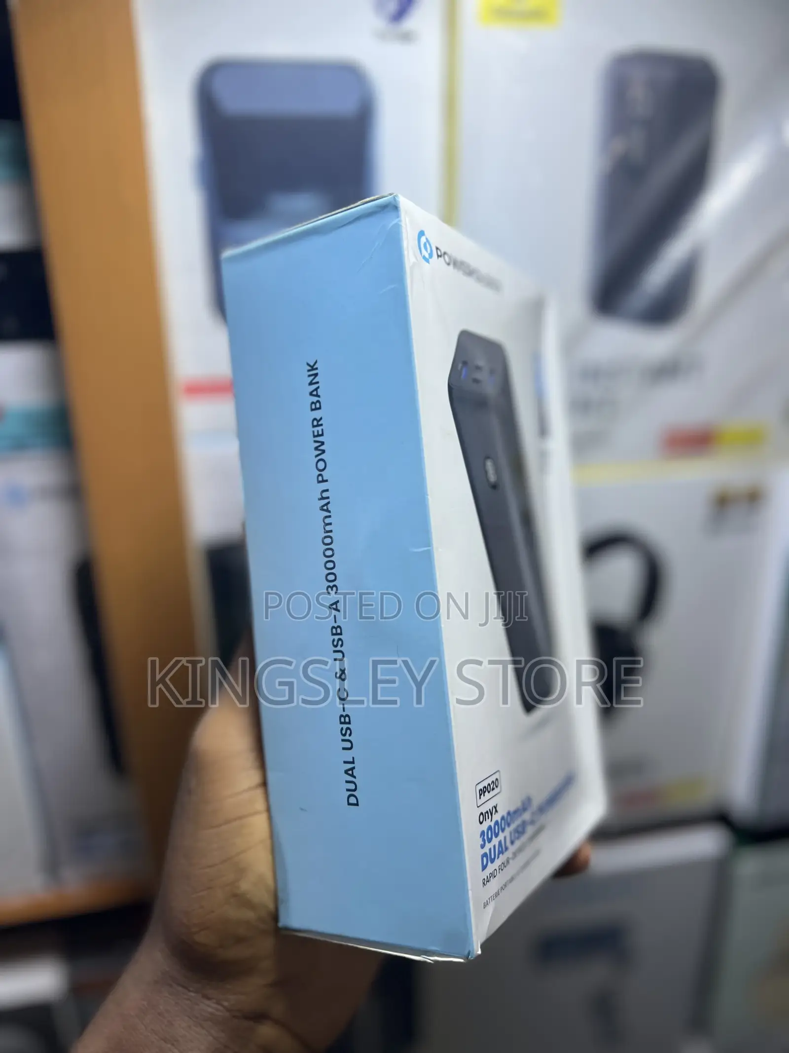 Powerology Onyx 30000mah Dual Usb-C Power Bank