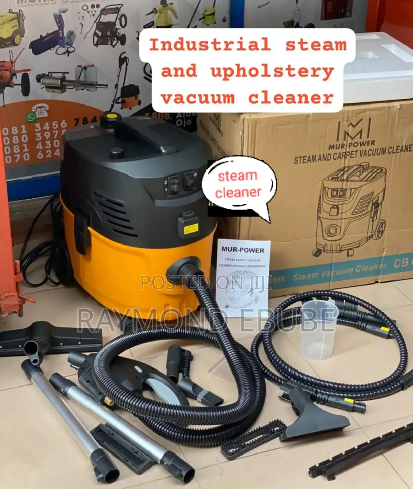 Mur-Power Steam and Carpet Vacuum Cleaner